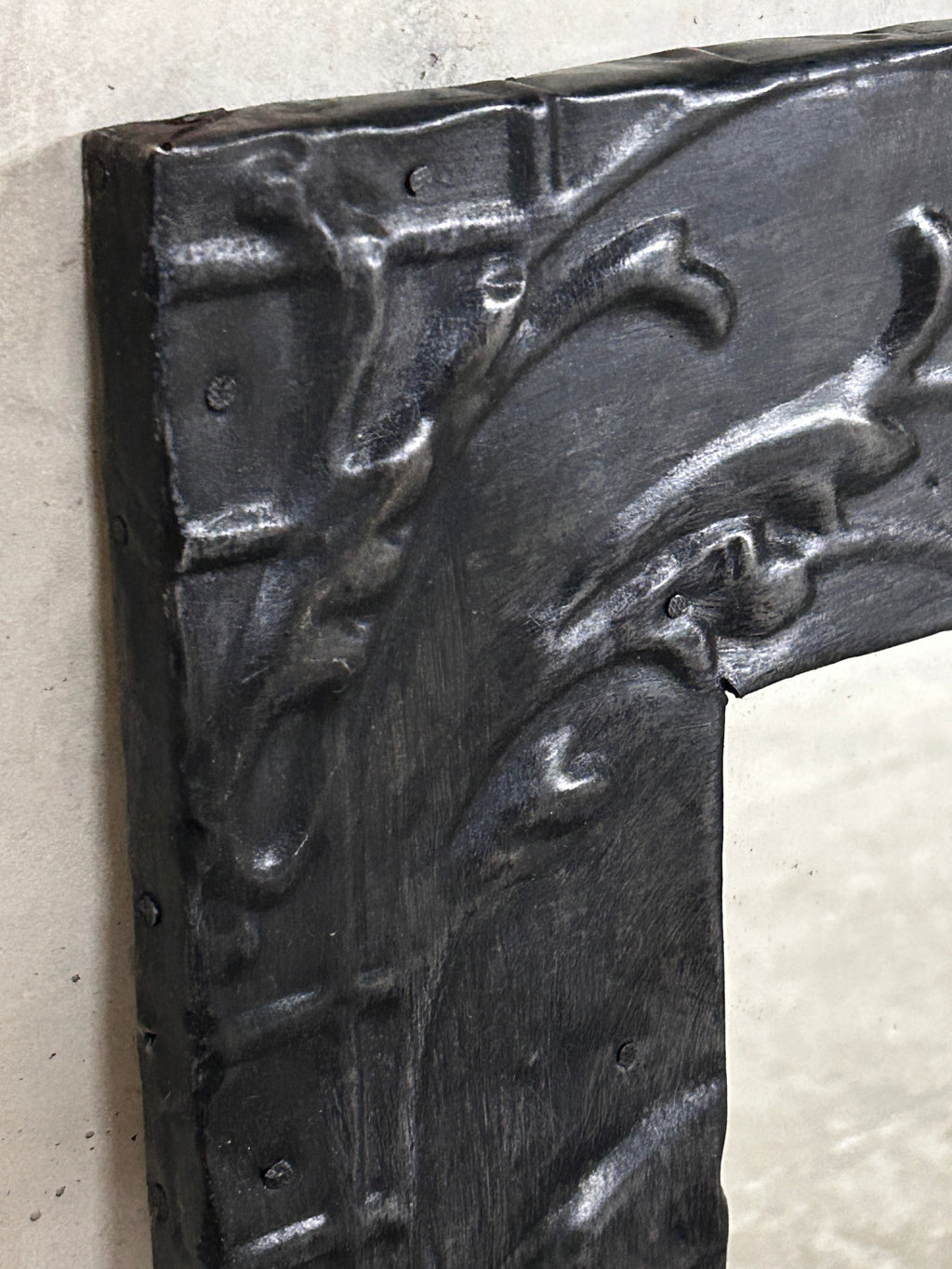 Pressed Tin Ceiling Tile Mirror 58cm