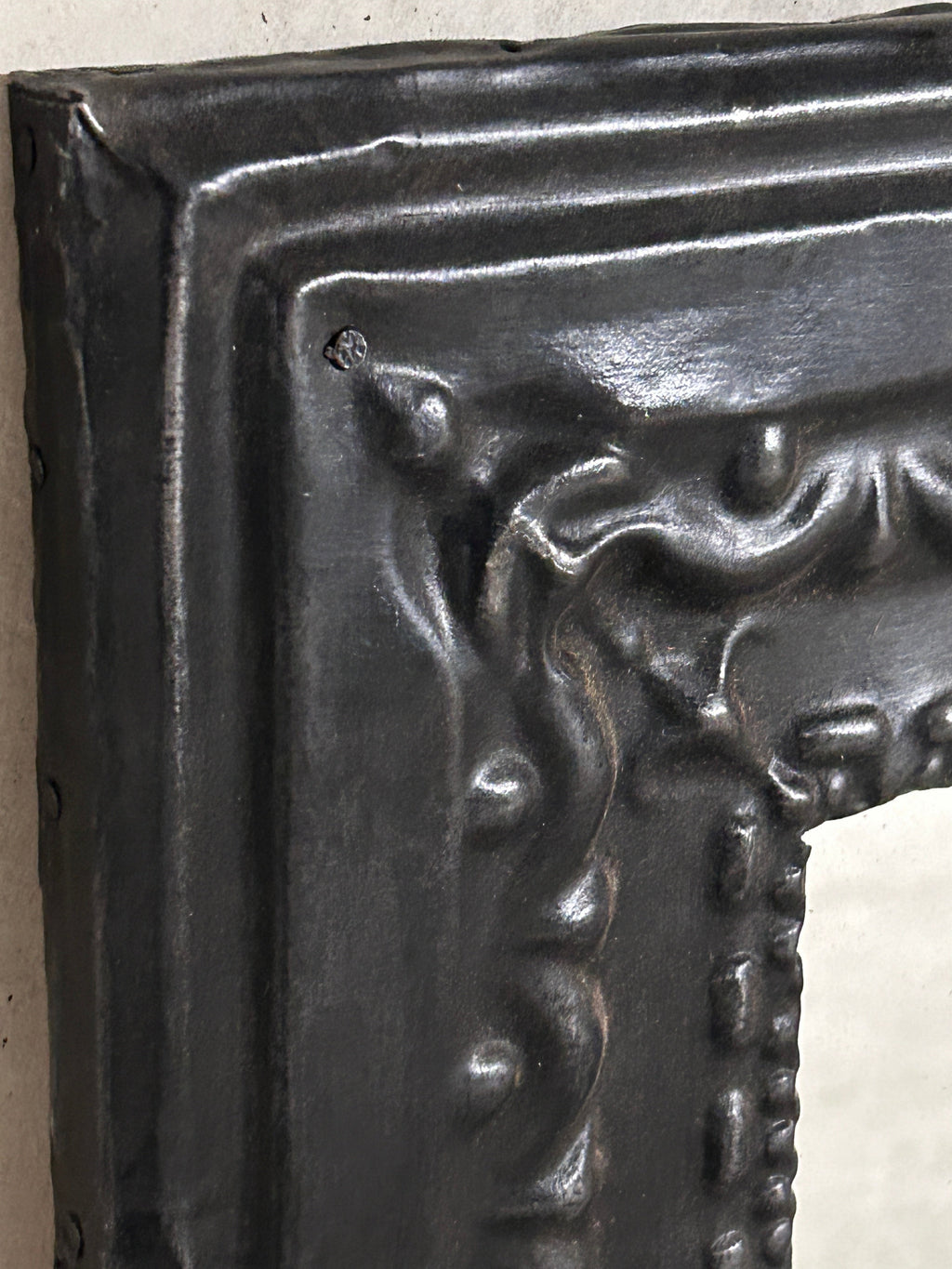 Pressed Tin Ceiling Tile Mirror 58cm