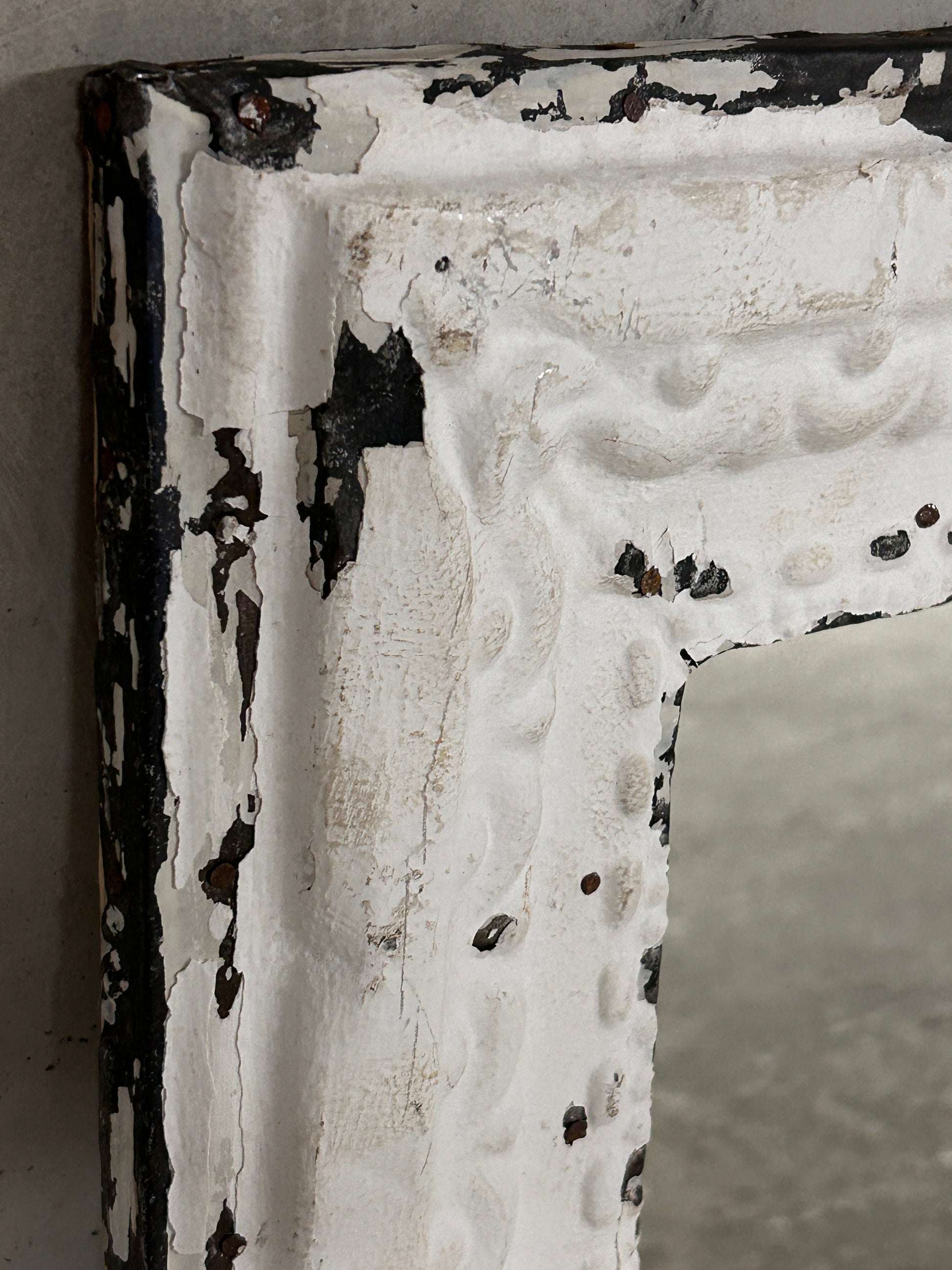 Pressed Tin Ceiling Tile Mirror 58cm Square