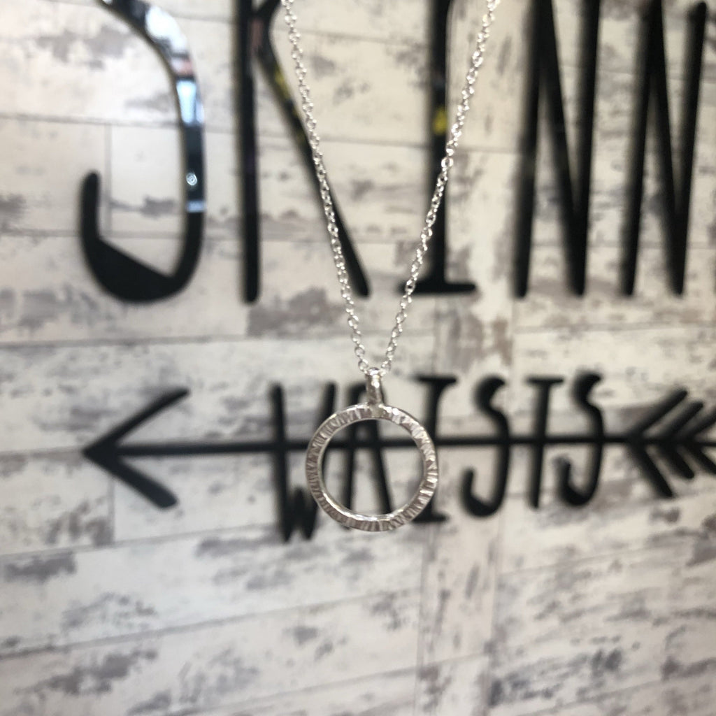 Ancient Sun Necklace in Recycled Sterling Silver