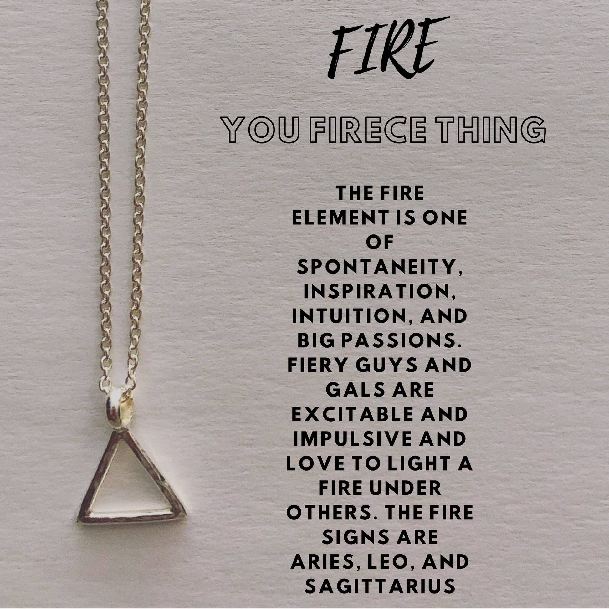 Fire Elements Necklace