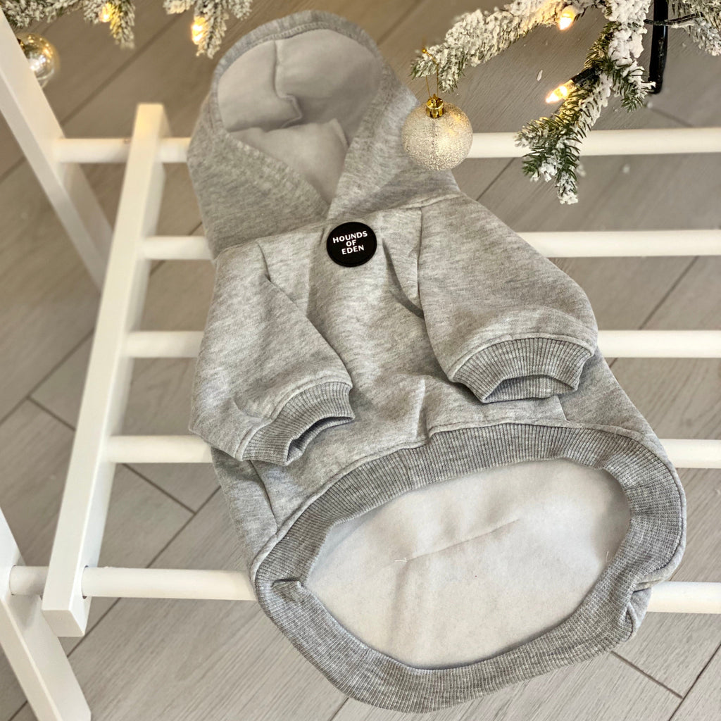 Dog Hoodie - Grey