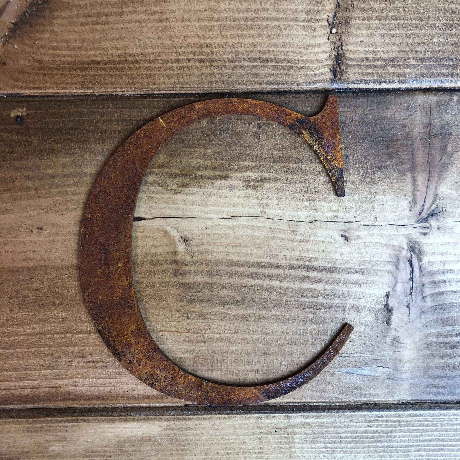 5 Inch Rusty Metal Alphabet Letters and Numbers A-Z 0-9