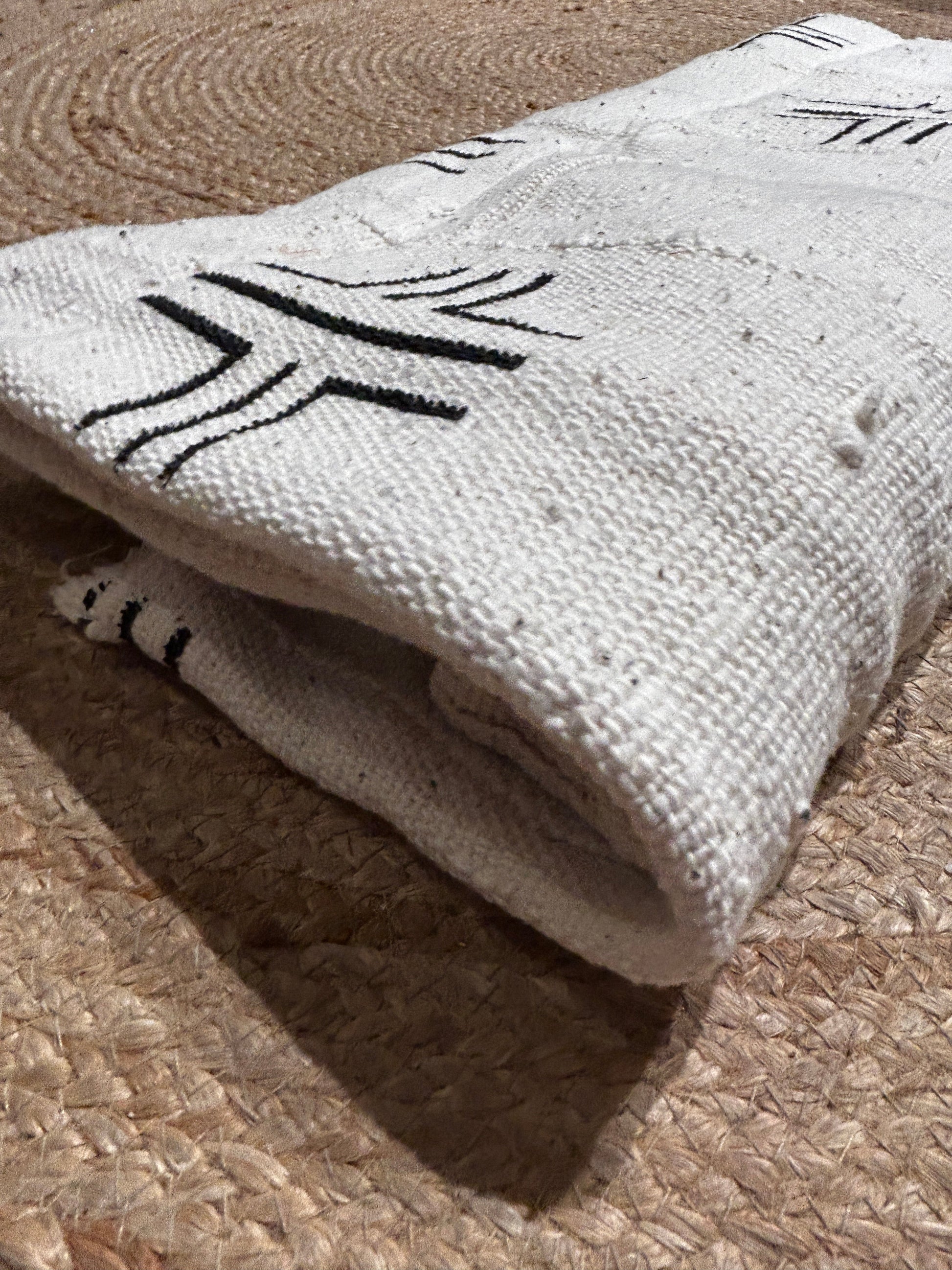 Mud Cloth Handwoven Throw