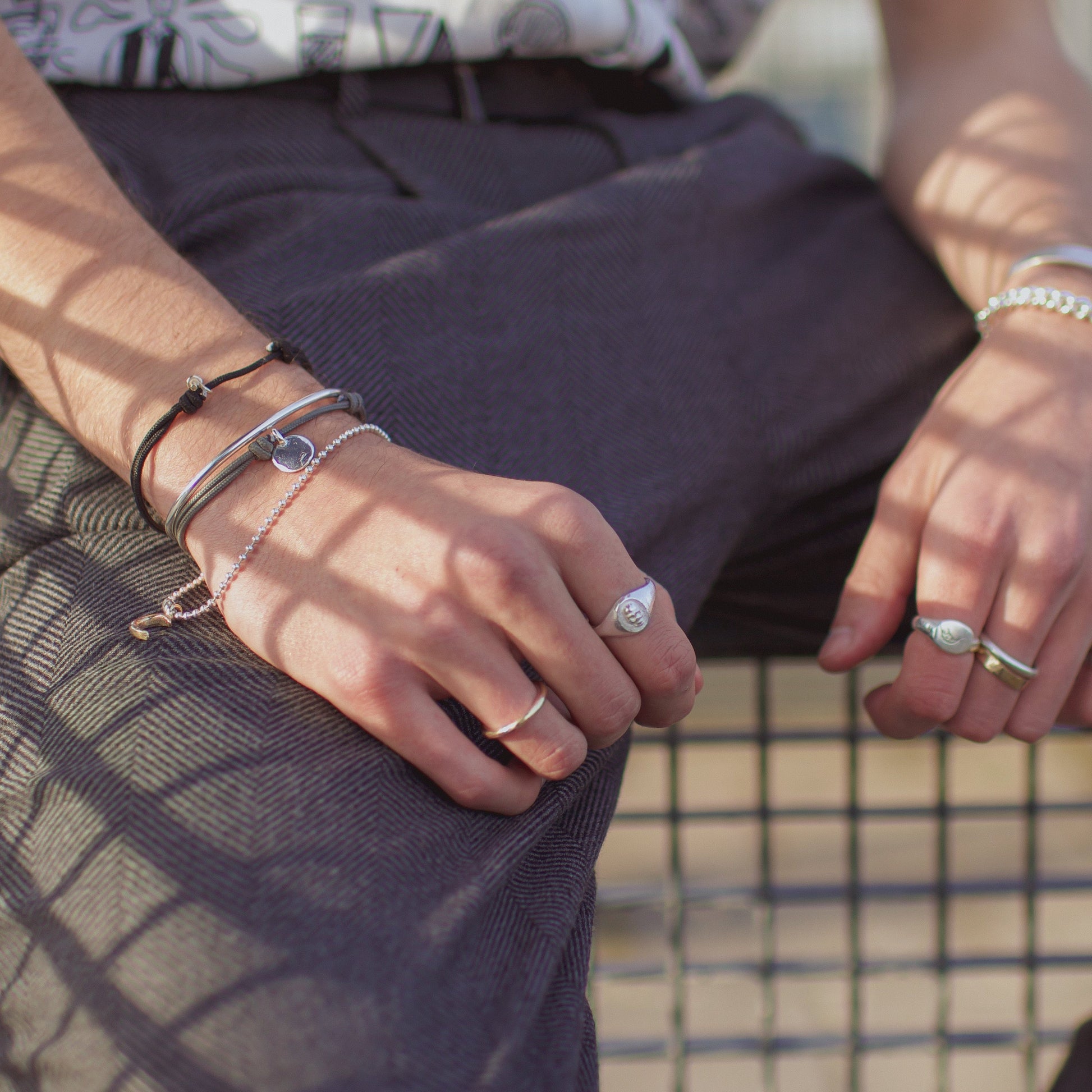 Skull Signet Ring in Recycled Silver