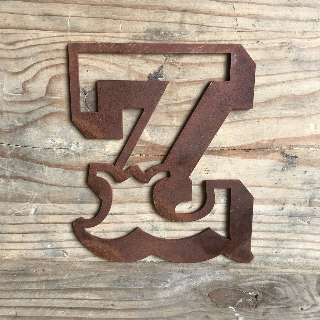 Rusty 5 Inch Carnival Metal Letters A to Z