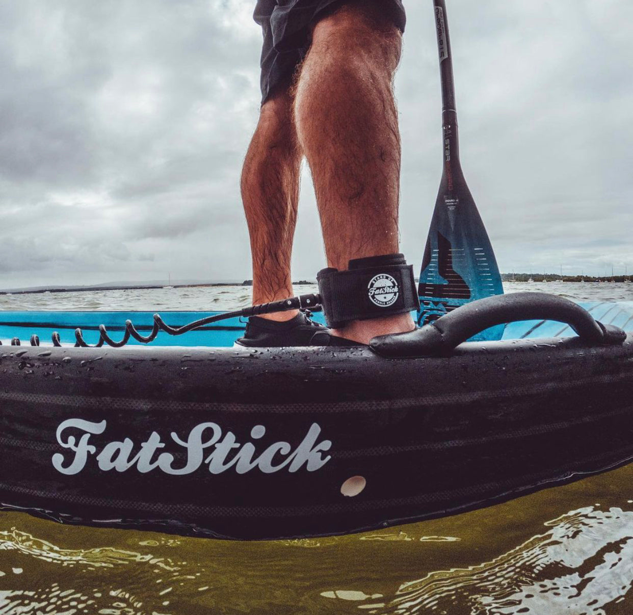 10 Foot Coiled SUP Paddle Board Ankle Leash