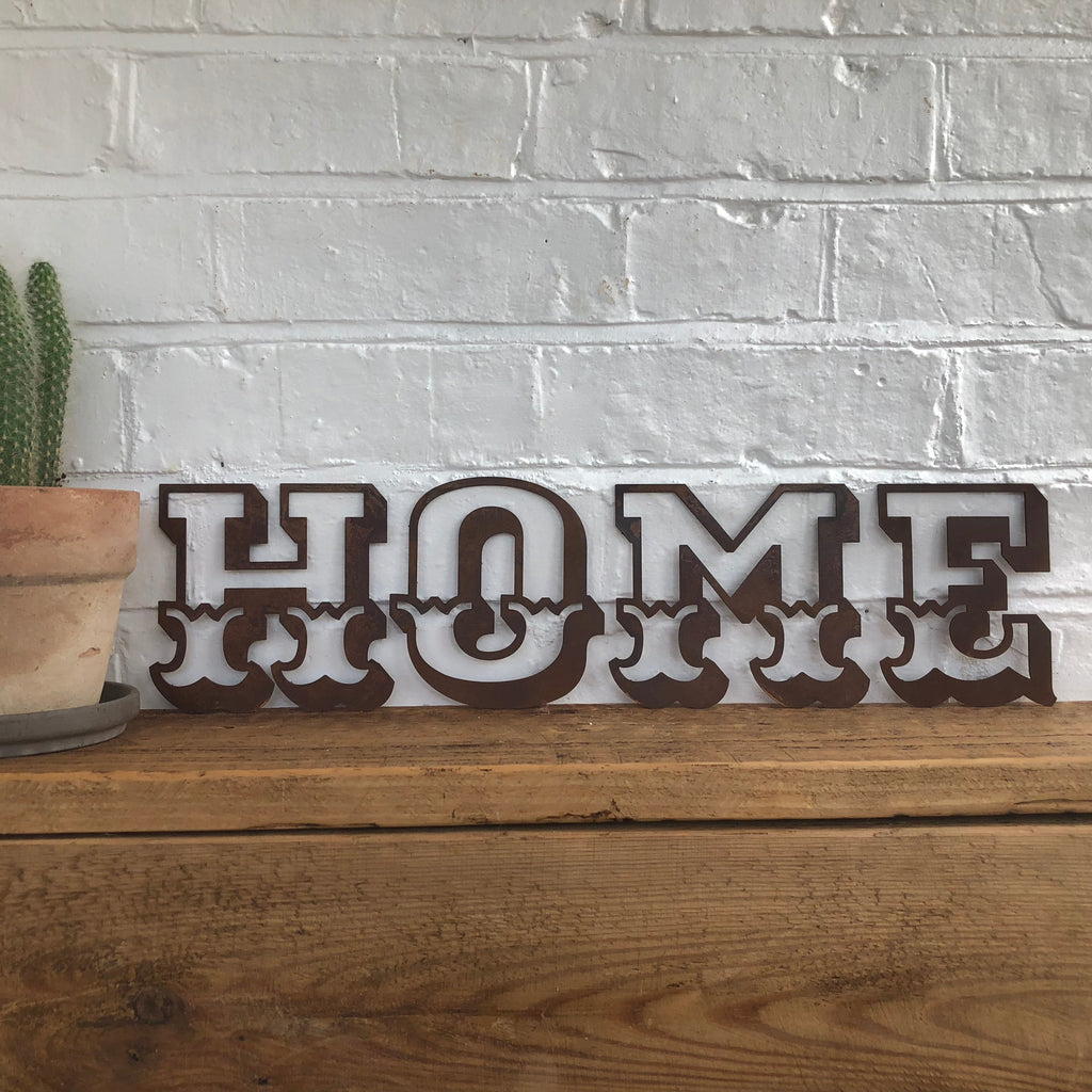 Rusty 5 Inch Carnival Metal Letters A to Z