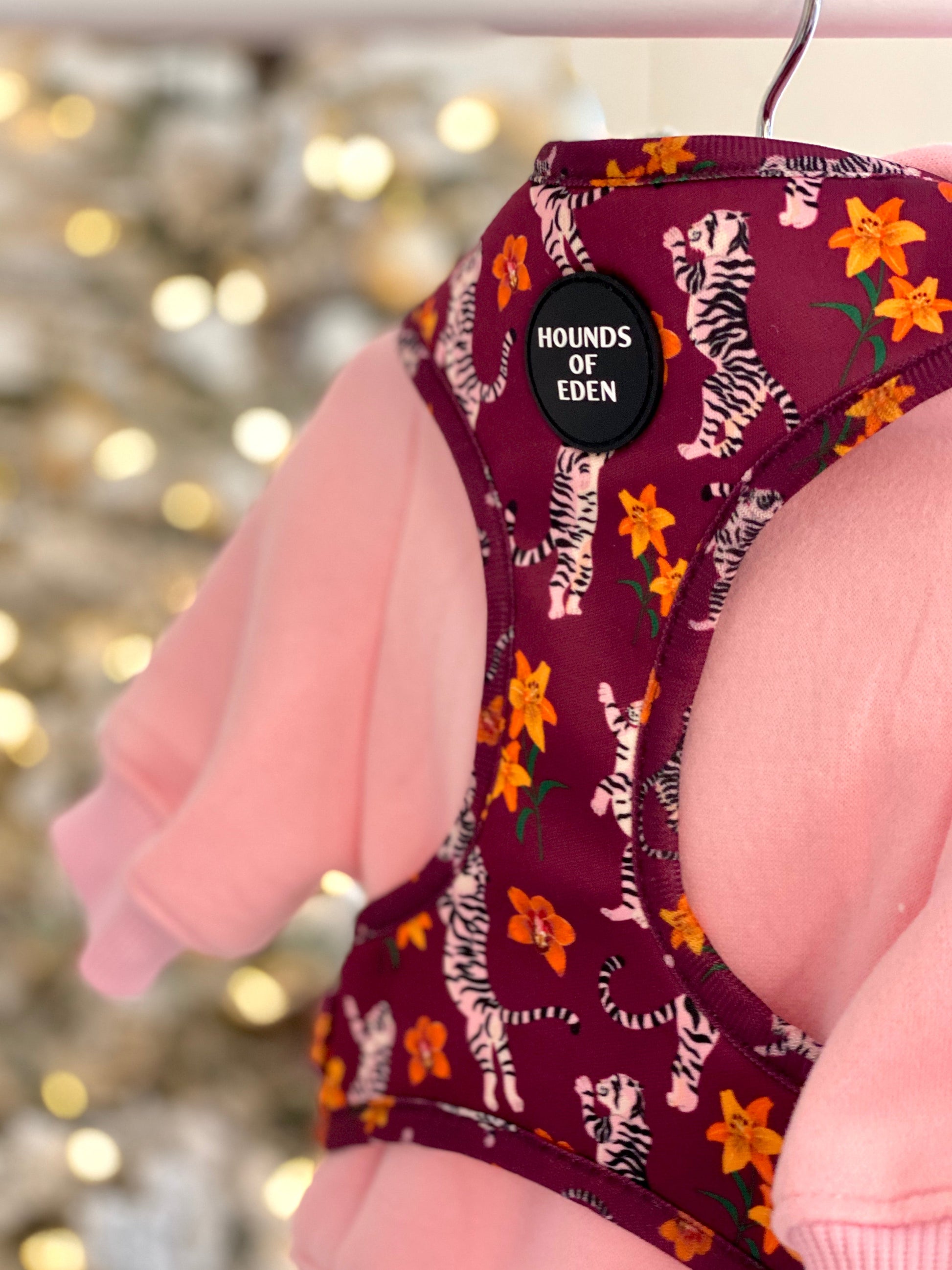 Dog Hoodie - Light Pink