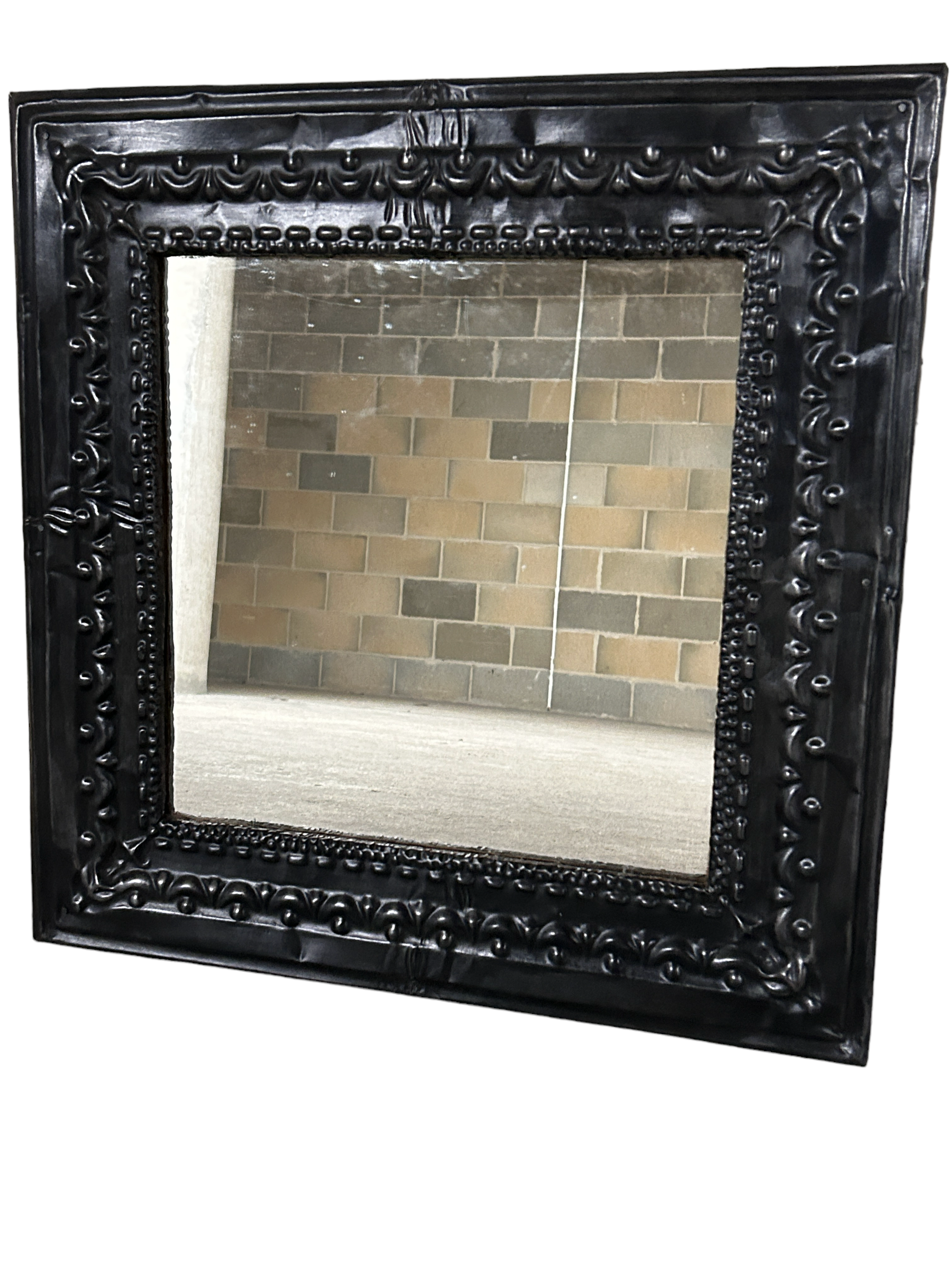 Pressed Tin Ceiling Tile Mirror 58cm