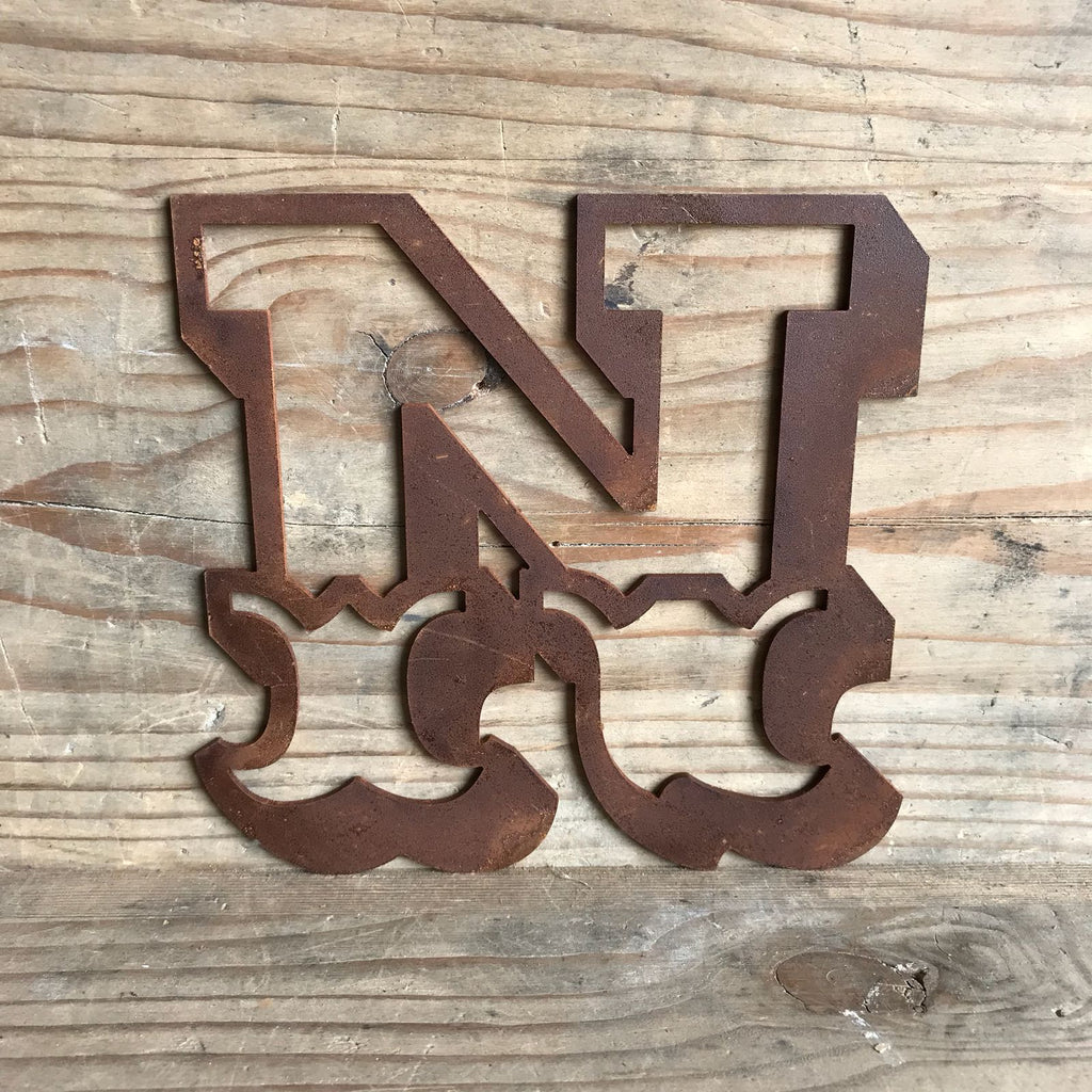 Rusty 5 Inch Carnival Metal Letters A to Z