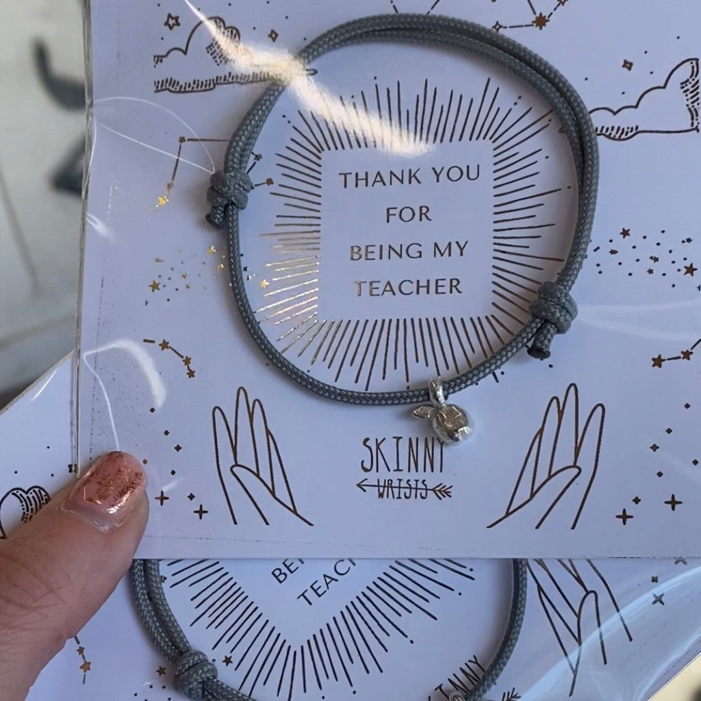 Apple Rope Bracelet for Teachers