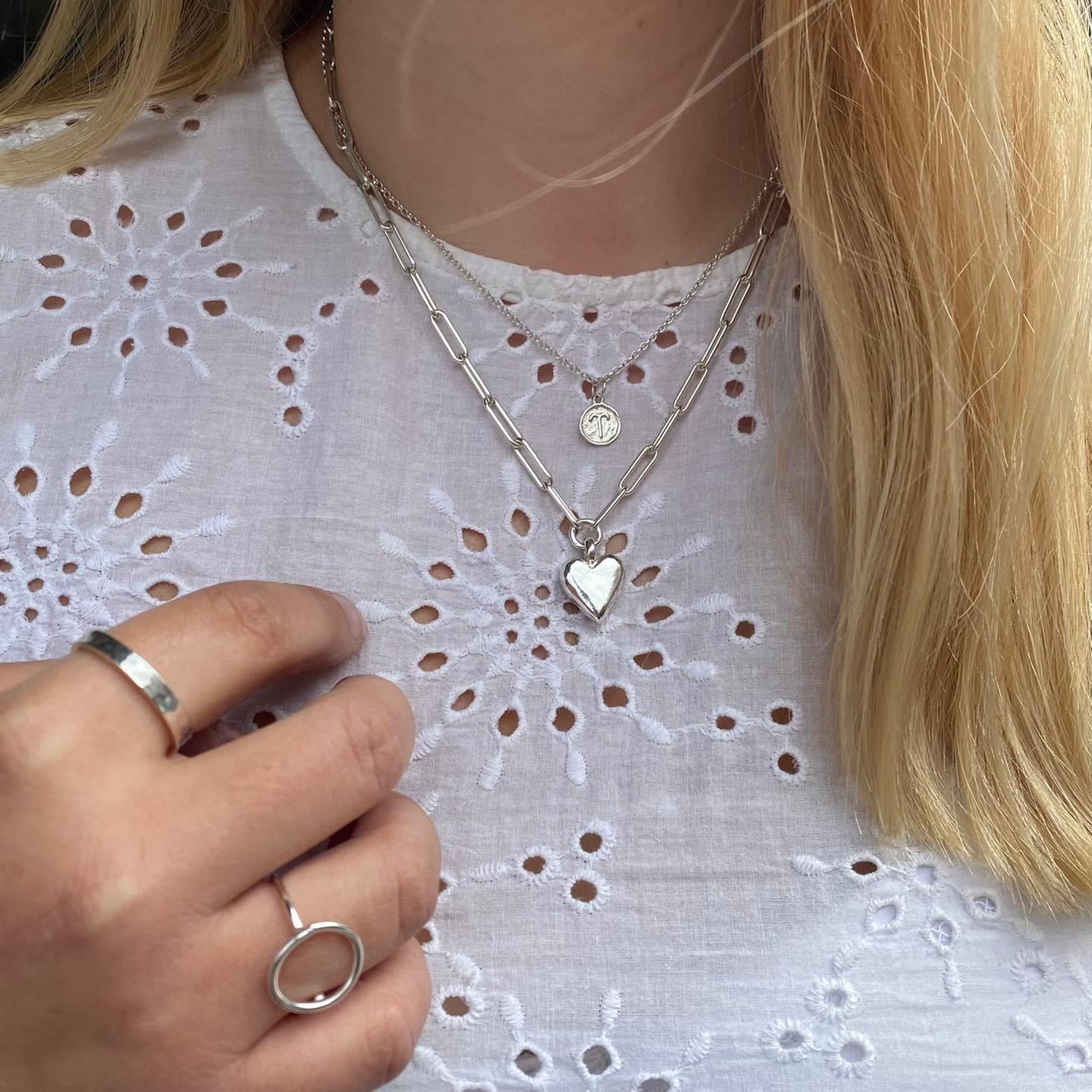 Baby Star Sign Necklace in Sterling Silver