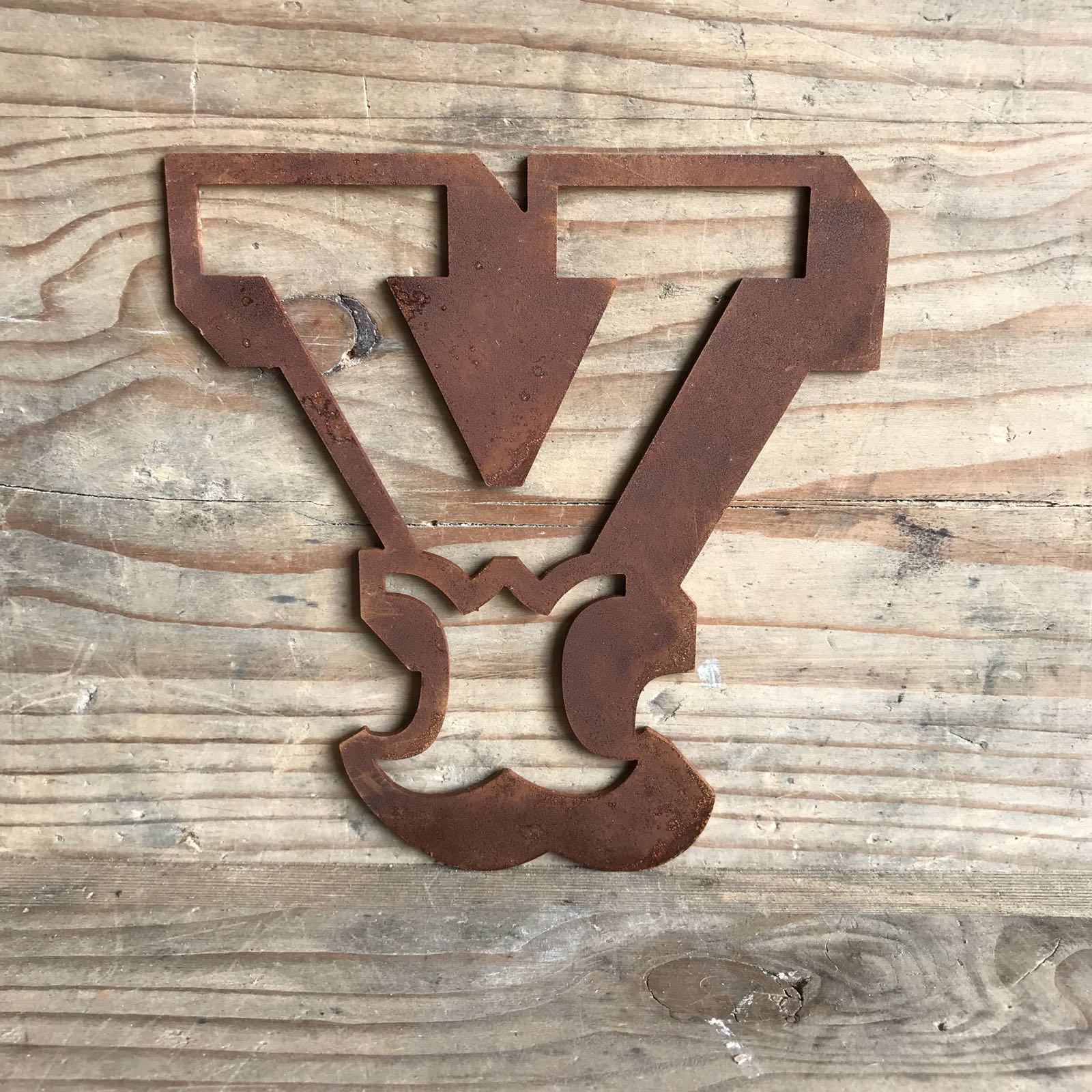 Rusty 5 Inch Carnival Metal Letters A to Z