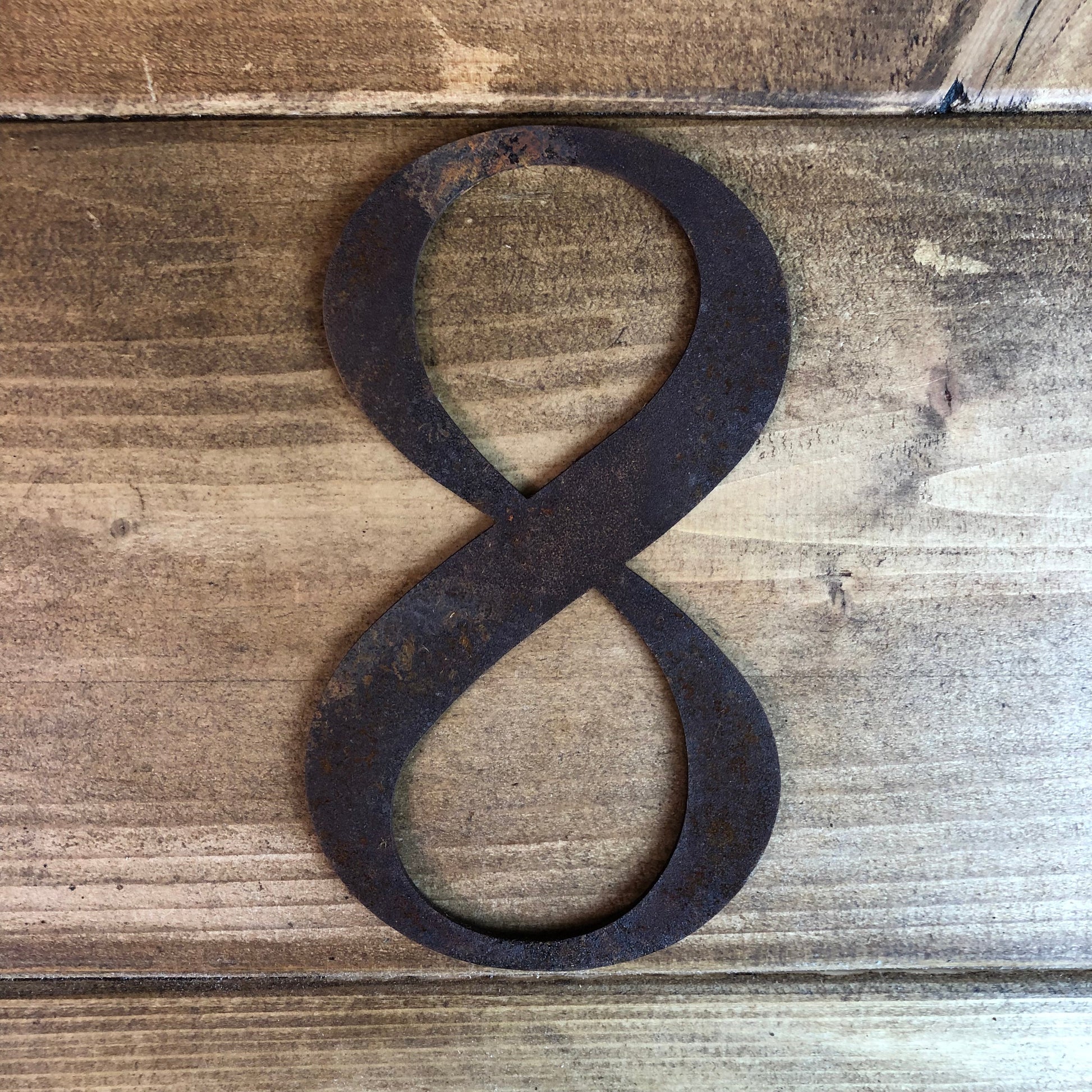 5 Inch Rusty Metal Alphabet Letters and Numbers A-Z 0-9