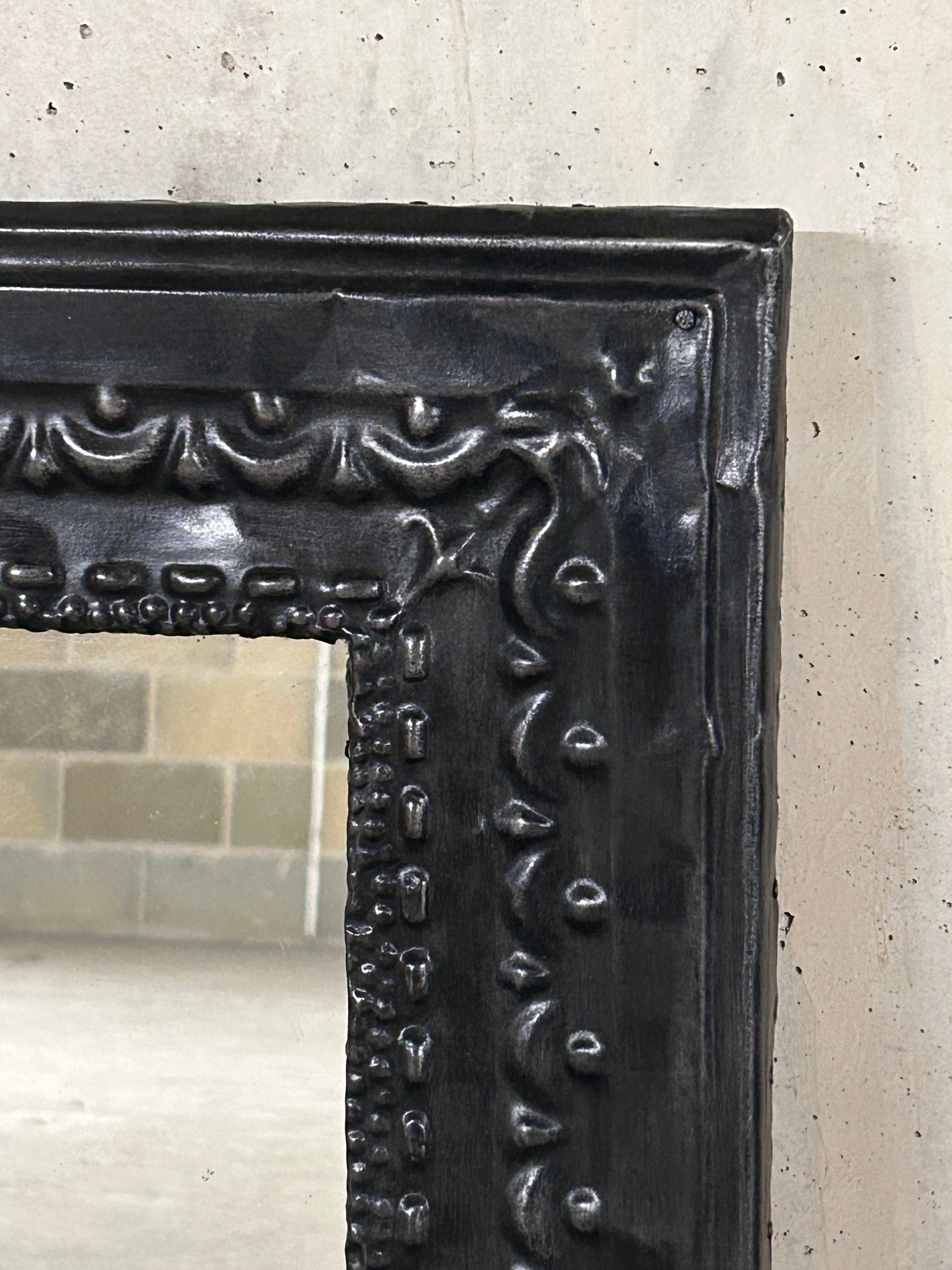 Pressed Tin Ceiling Tile Mirror 58cm