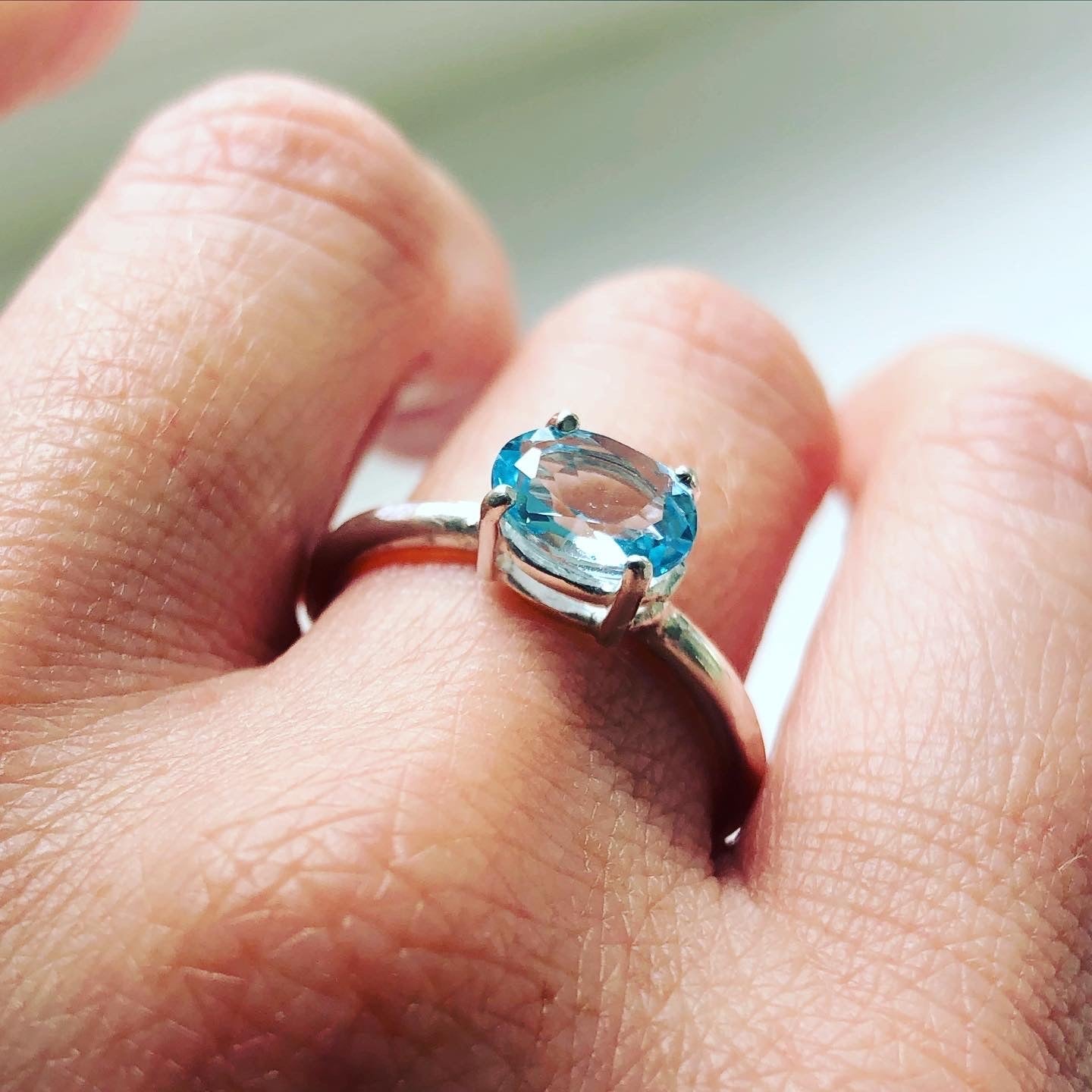 Topaz Oval Treasured Ring