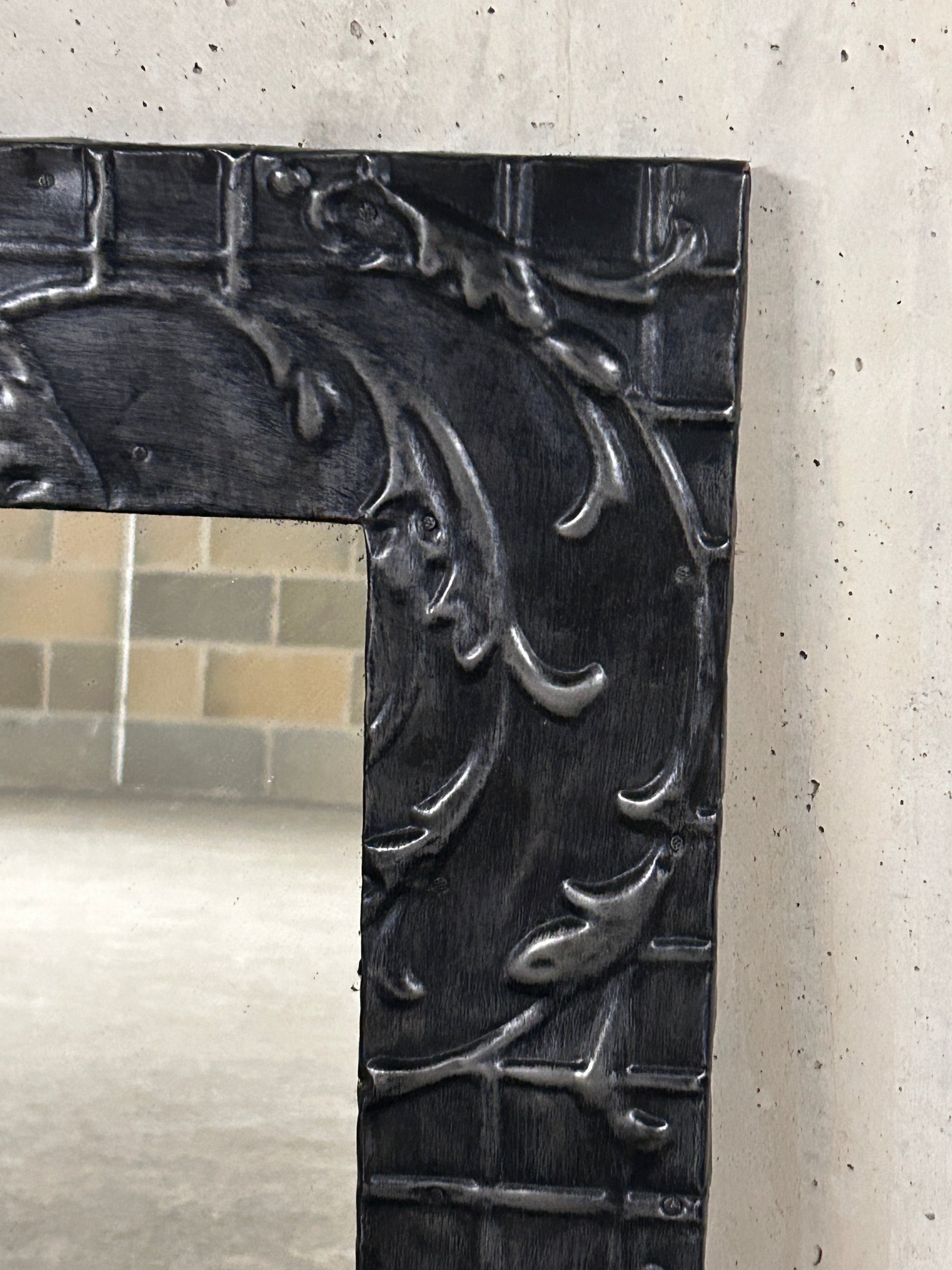 Pressed Tin Ceiling Tile Mirror 58x58cm