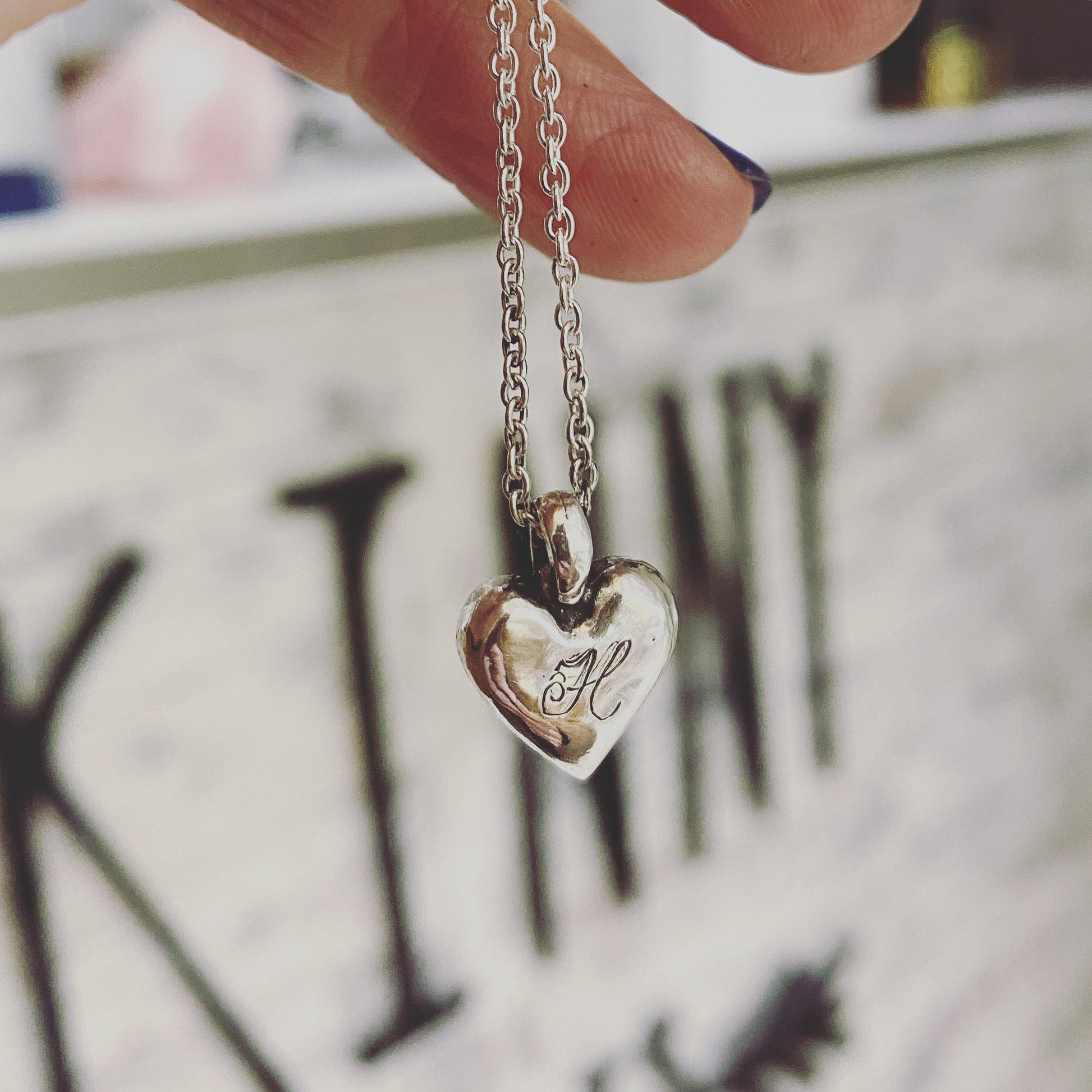 Sterling Silver Heart Necklace