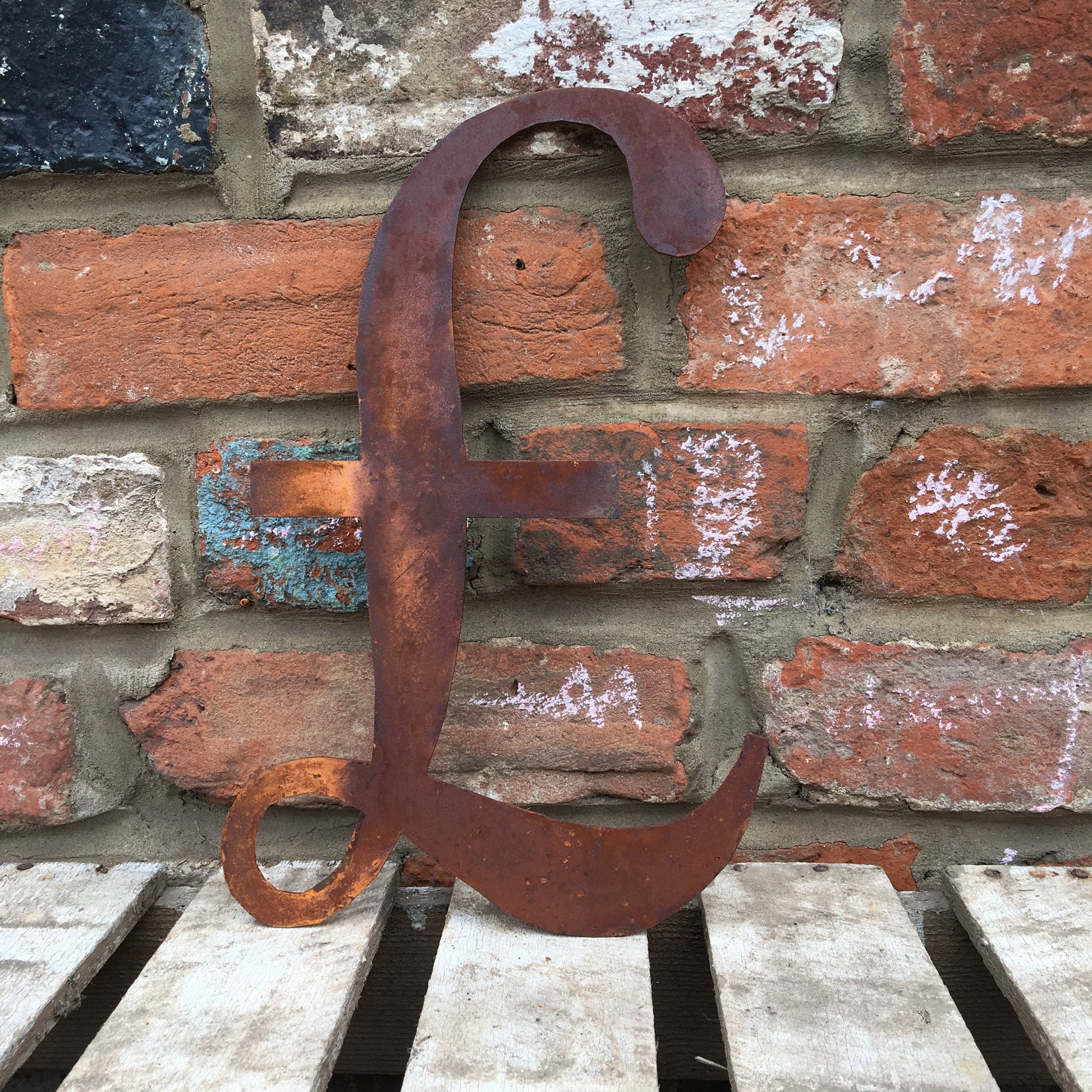 Rustic Metal Letters and Numbers 5 inch and 12 inch for Home and Garden Decor