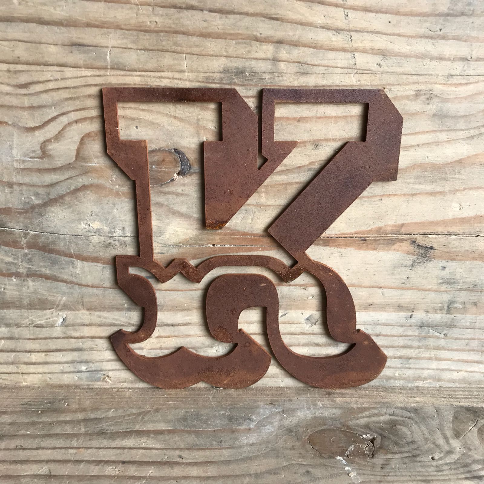 Rusty 5 Inch Carnival Metal Letters A to Z