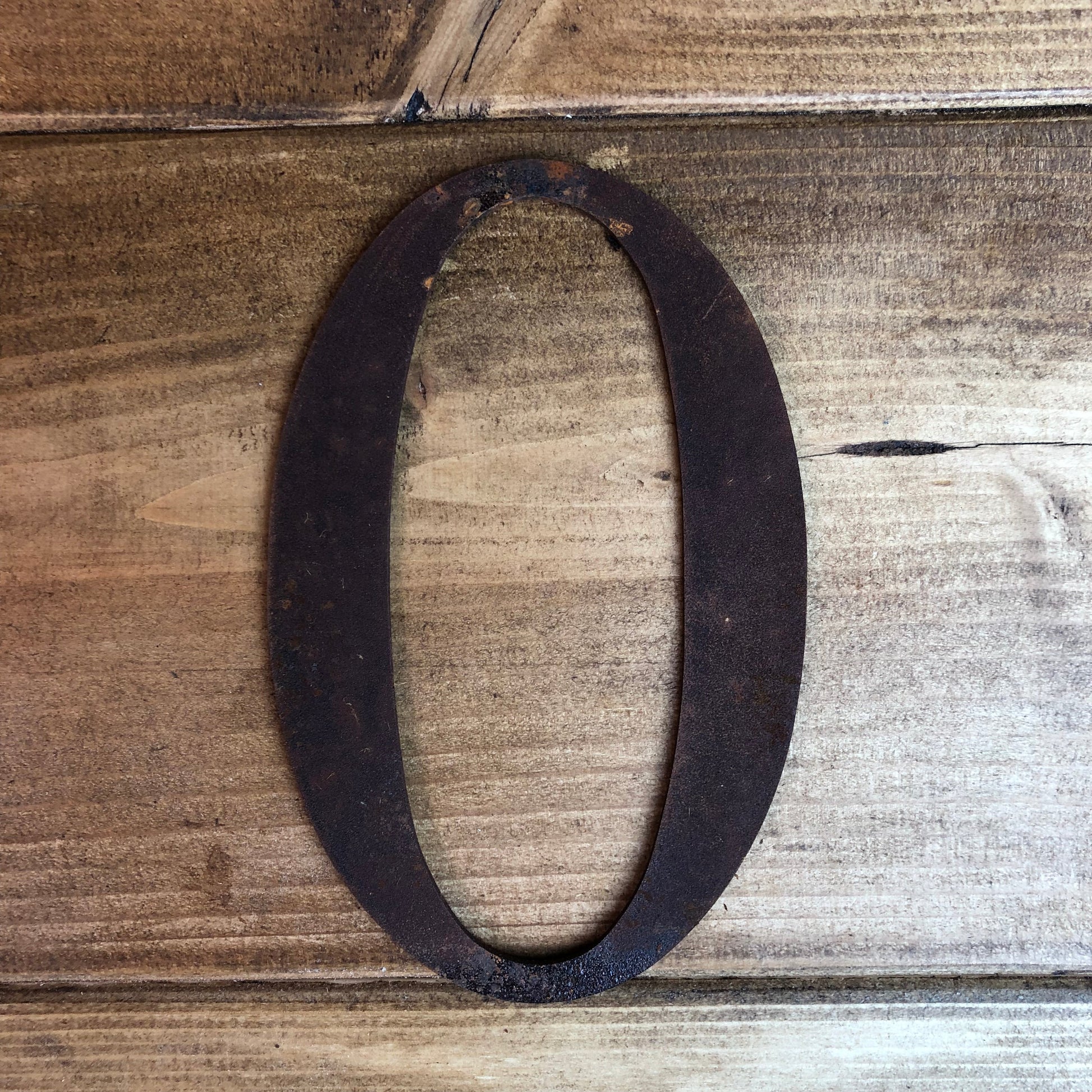 5 Inch Rusty Metal Alphabet Letters and Numbers A-Z 0-9