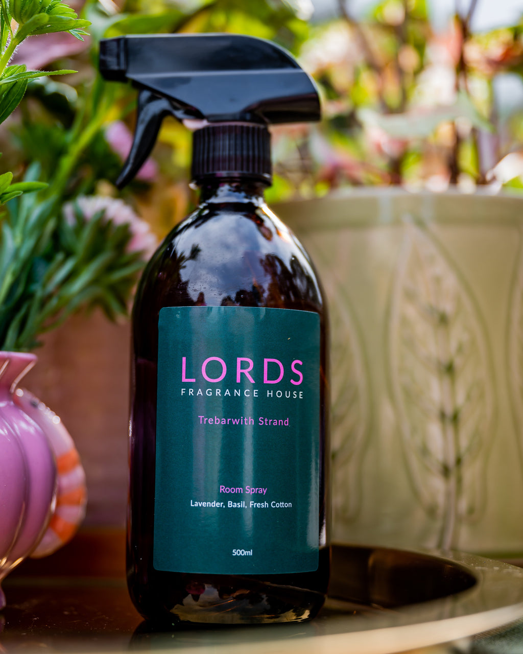 Room and Linen Spray Amber Glass 500ml