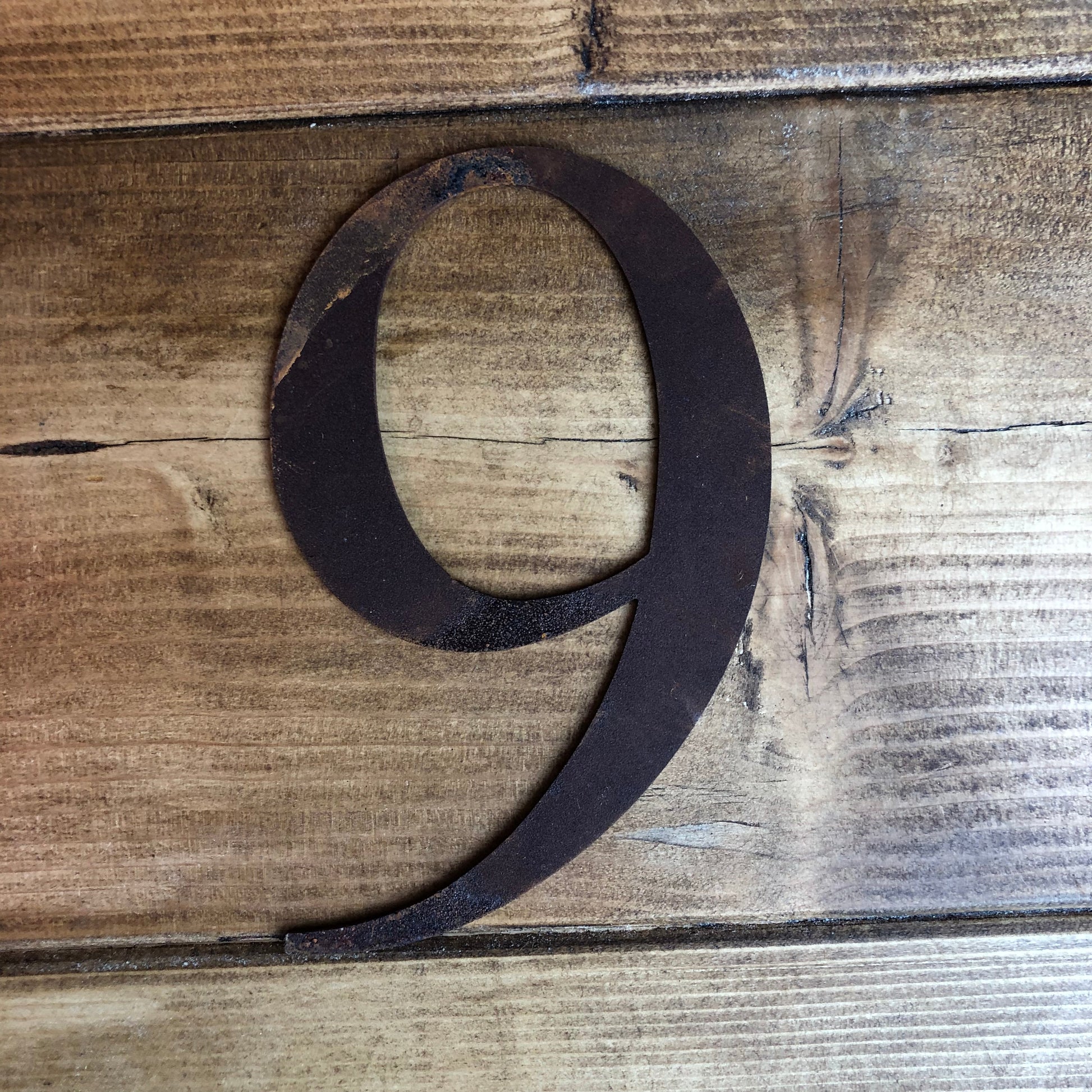 5 Inch Rusty Metal Alphabet Letters and Numbers A-Z 0-9