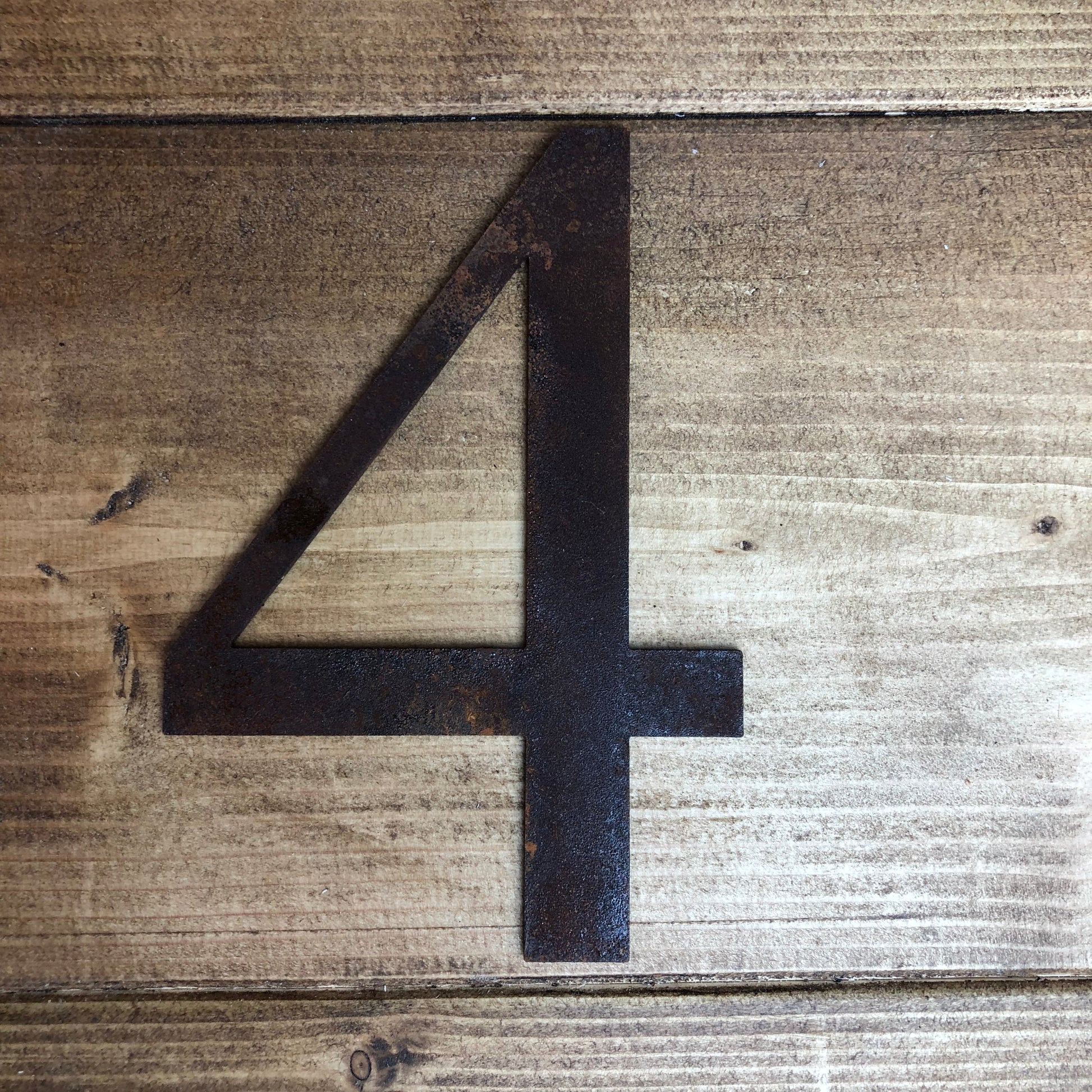 5 Inch Rusty Metal Alphabet Letters and Numbers A-Z 0-9