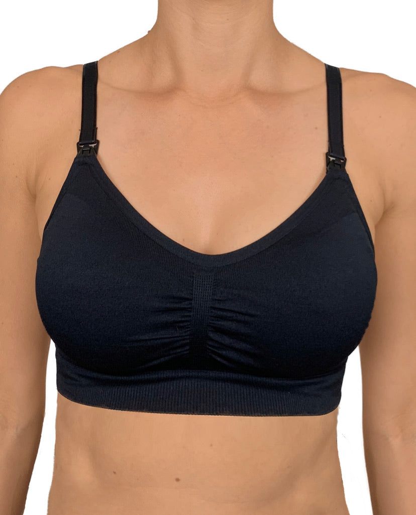 Everyday Seamfree Maternity and Nursing Bra | A to GG Cup | Beige