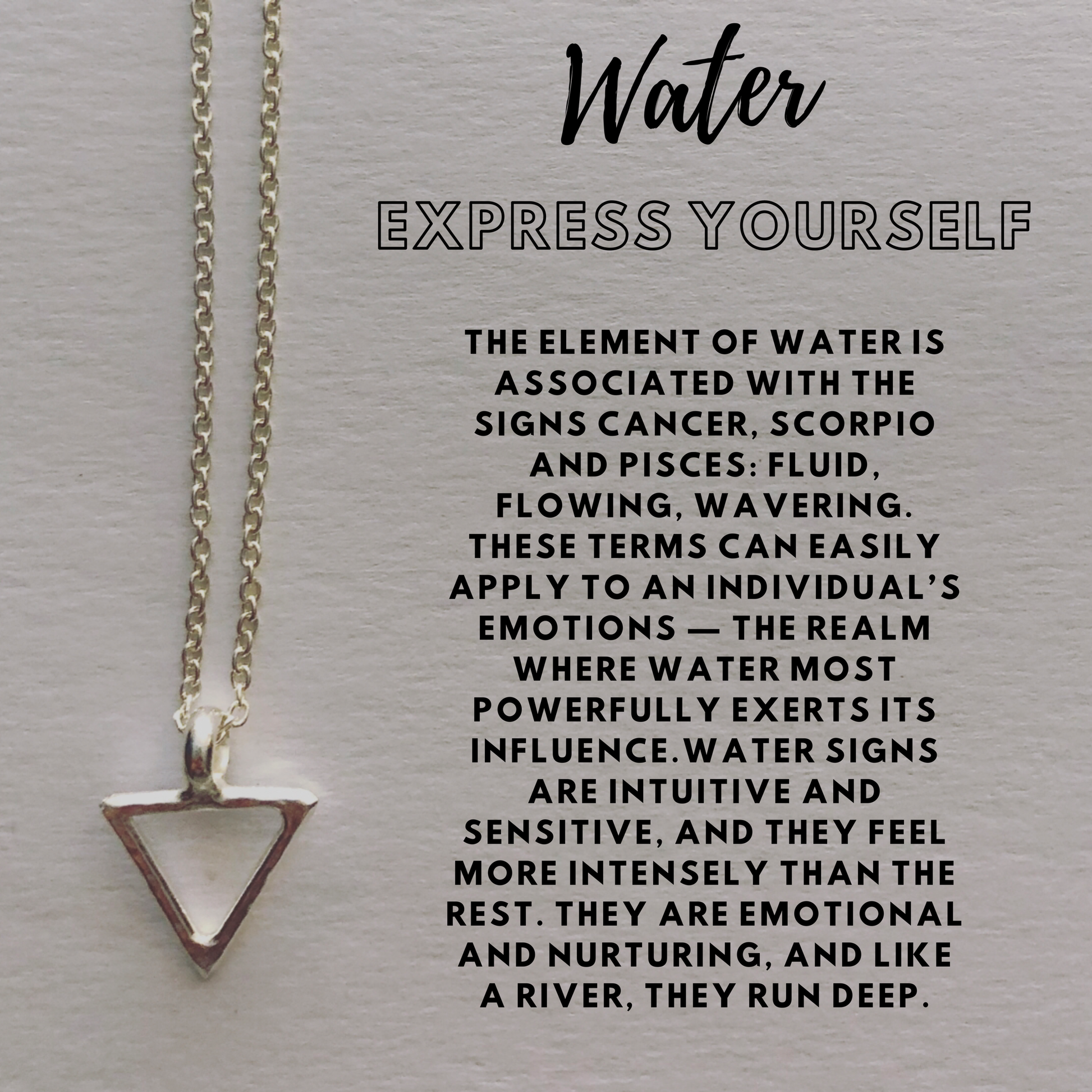 Water Element Necklace