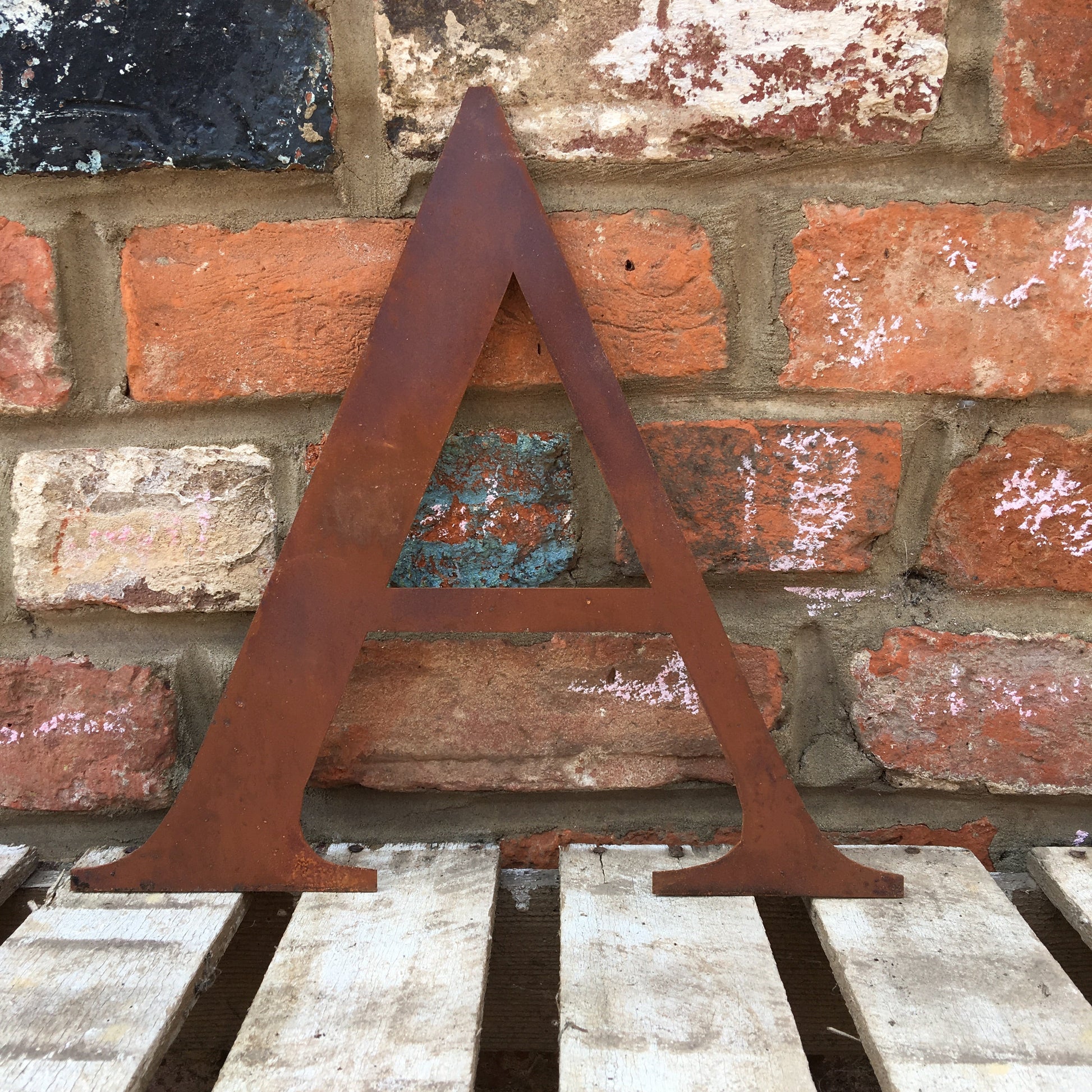 Rustic Metal Letters and Numbers 5 inch and 12 inch for Home and Garden Decor