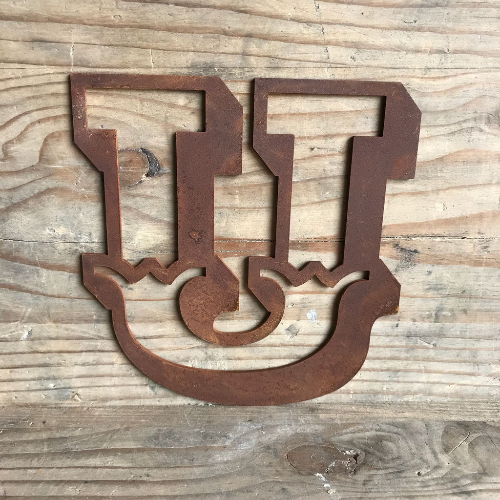 Rusty 5 Inch Carnival Metal Letters A to Z