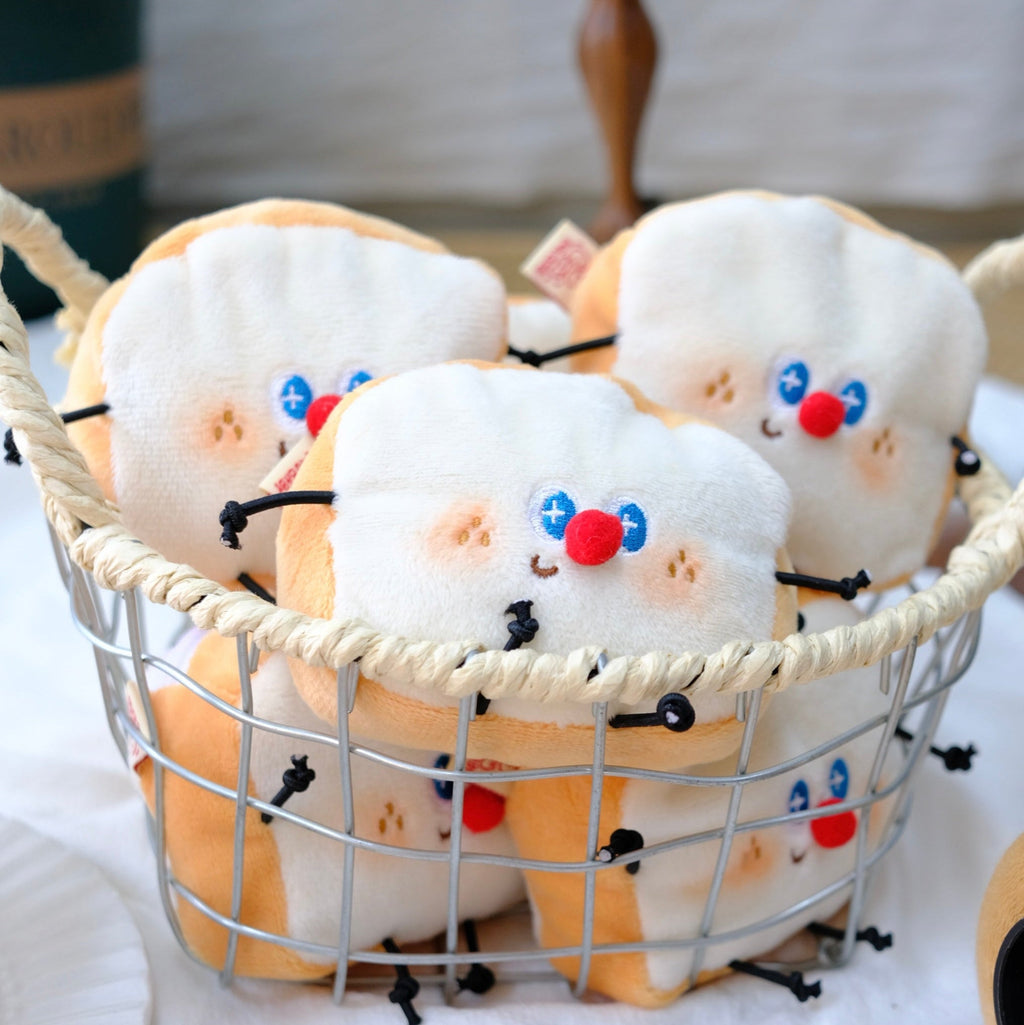 Toast AirPods Case Bag Charm Plush Toy