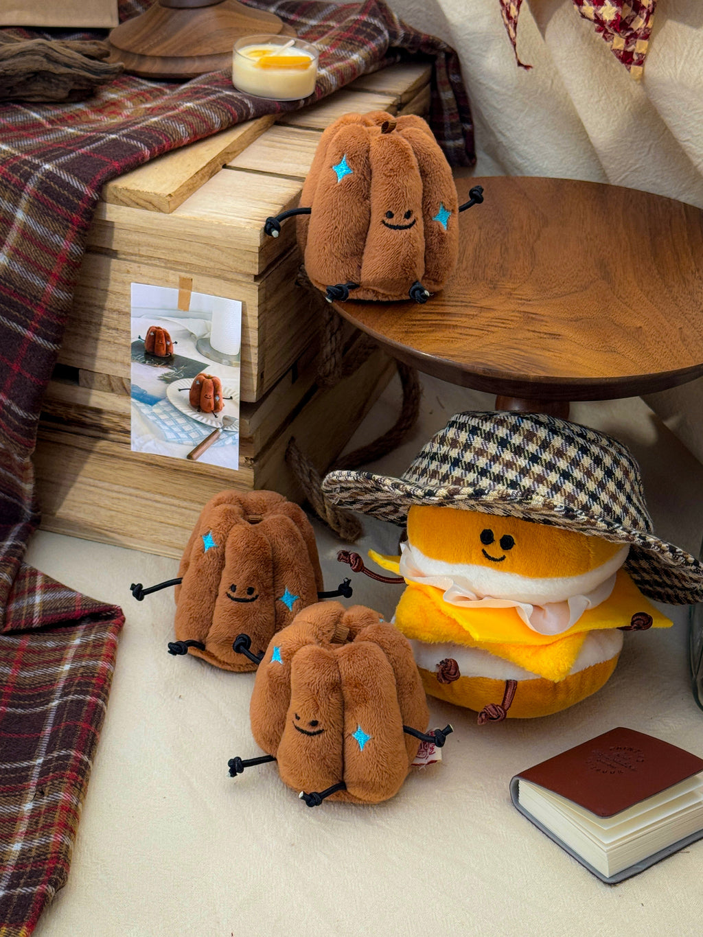 Canele Bag Charm Plush Toy