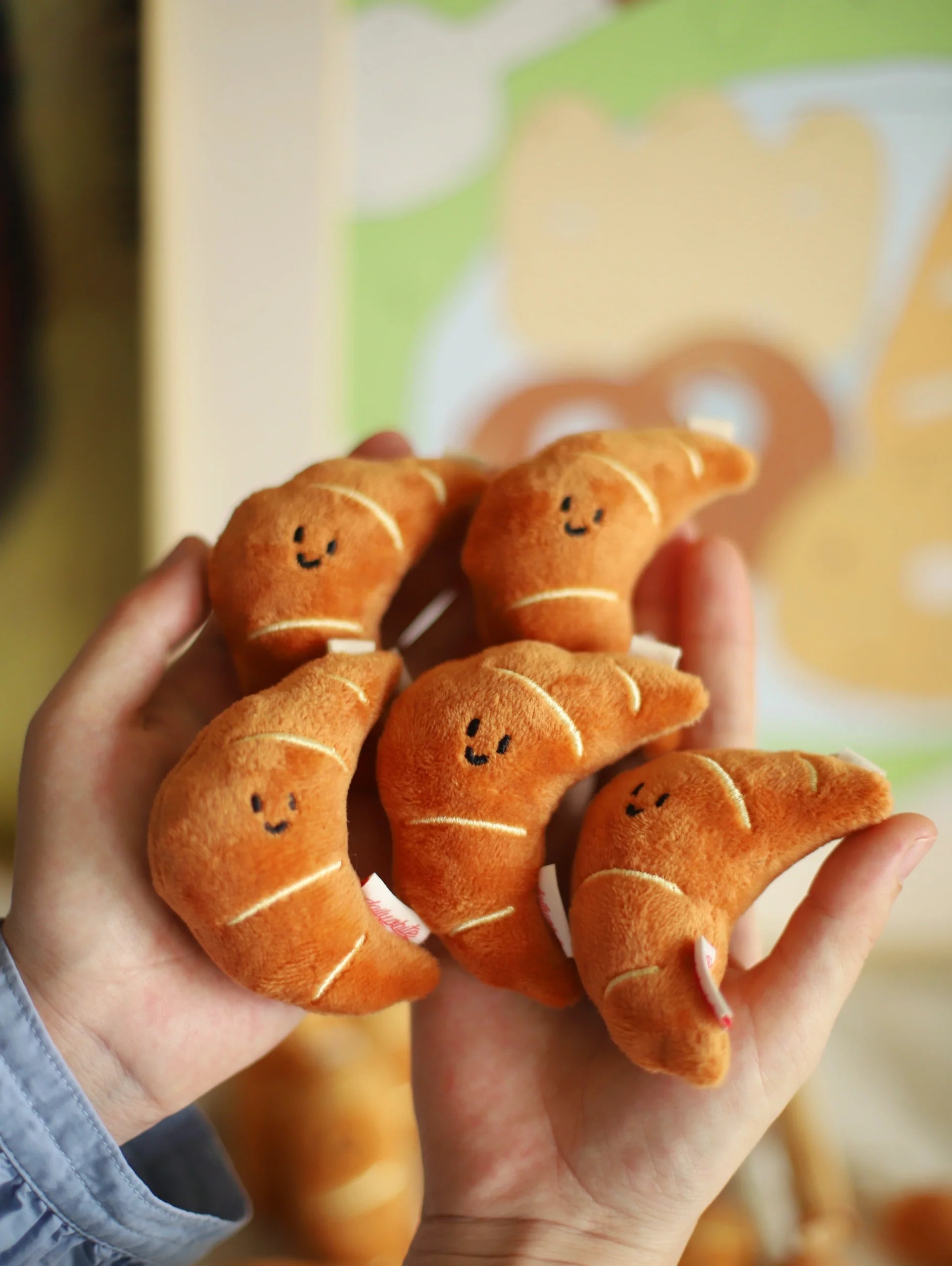 Daily White Bakery Bag Charm Plush Toy