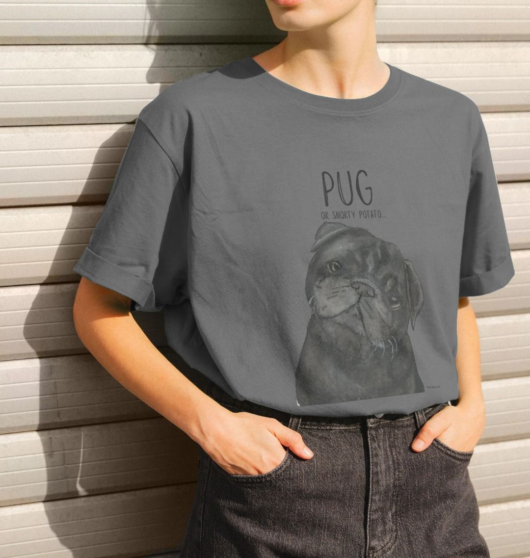 Snorty Potato Women's Relaxed Fit Tee Pug Life