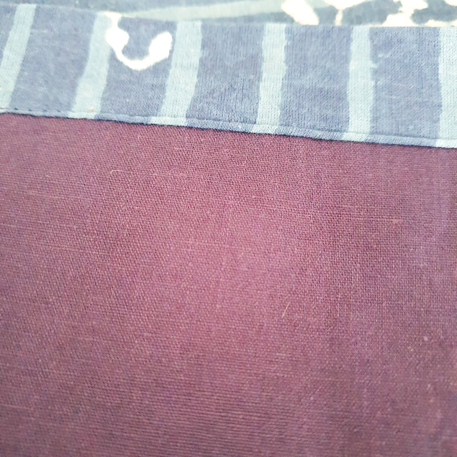 Indigo Block Printed Placemats Set of 2 Handmade Table Mats