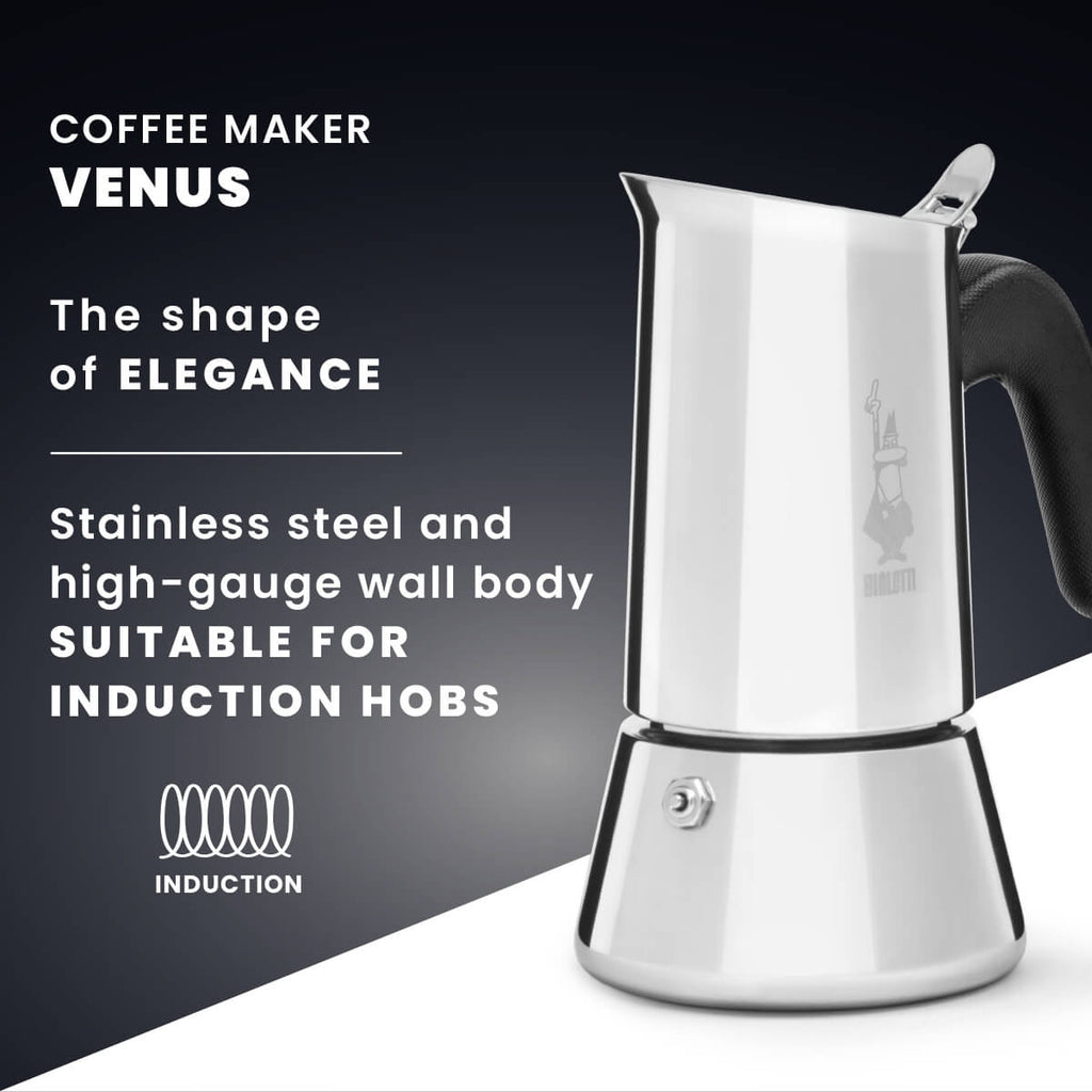 Venus Induction Stovetop Coffee Maker