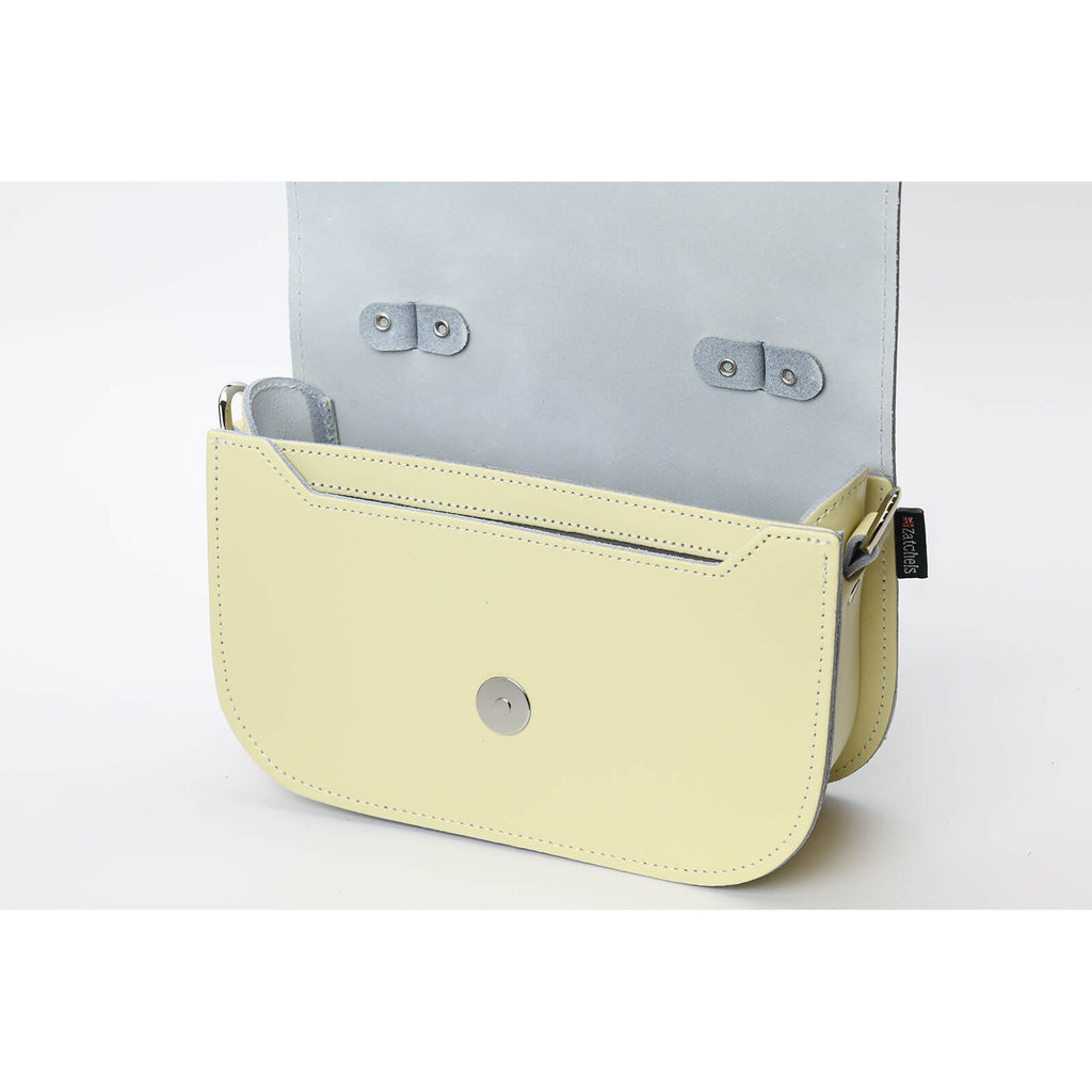 Aura Handmade Leather Bag in Cream