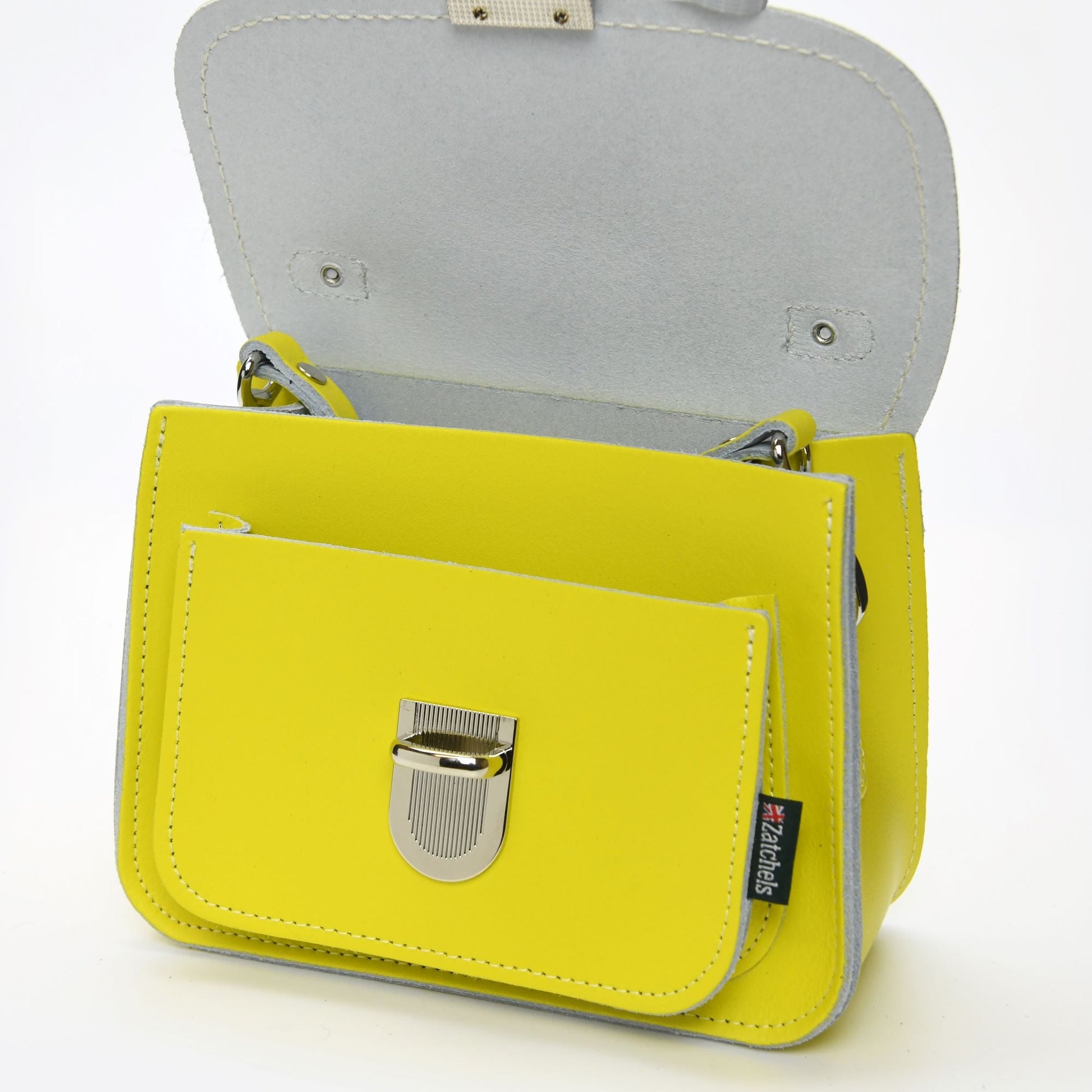 Luna Handmade Leather Bag in Daffodil Yellow