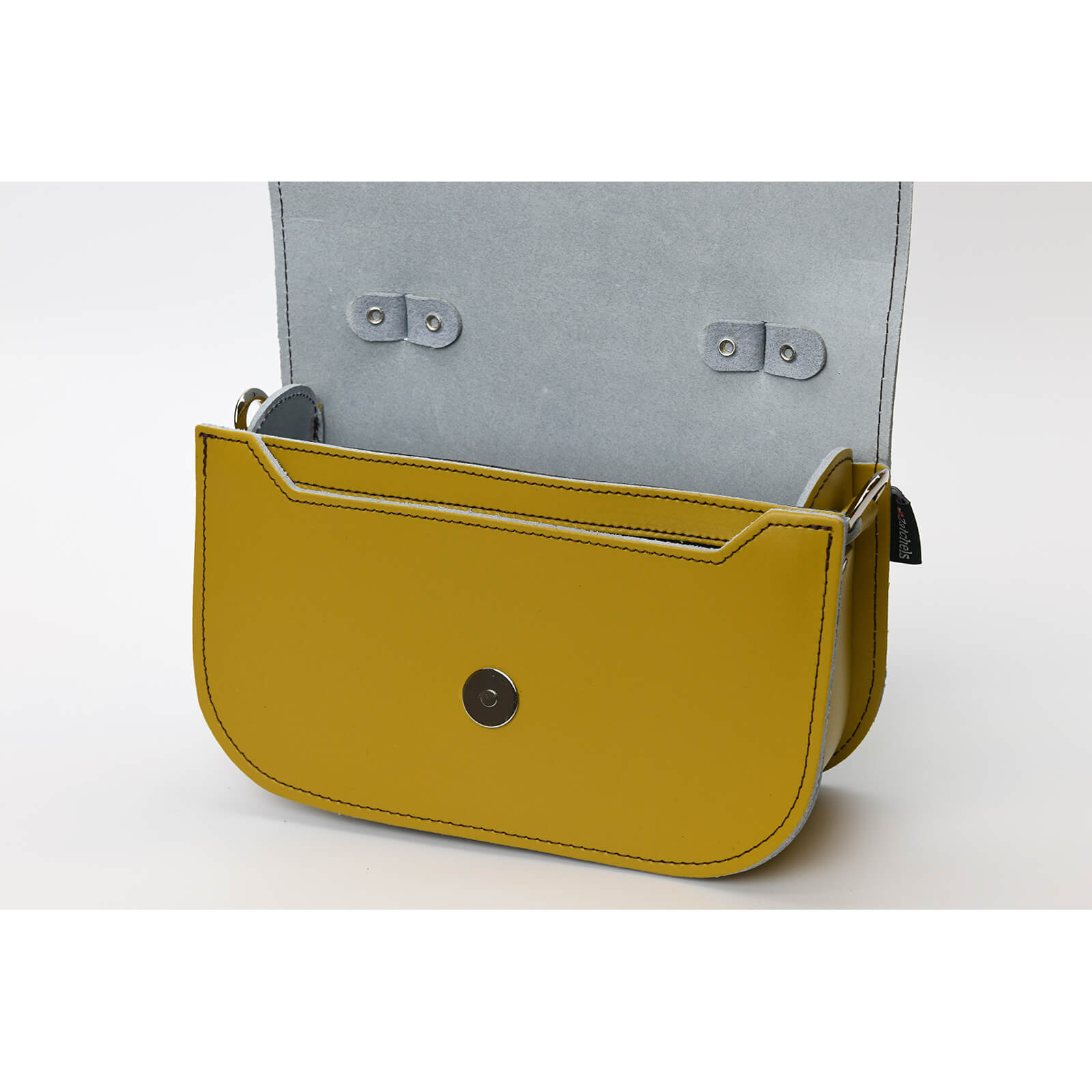 Aura Handmade Leather Bag in Yellow Ochre