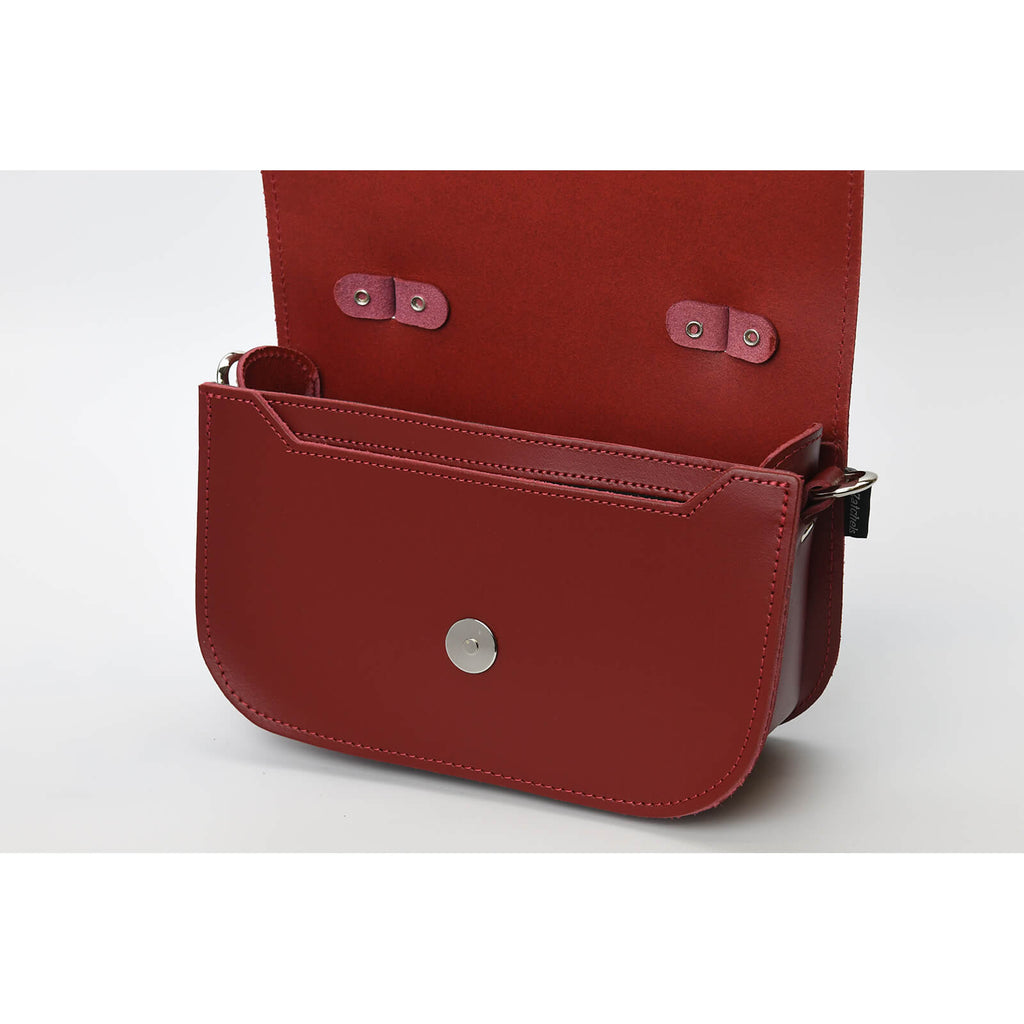 Aura Handmade Red Leather Bag