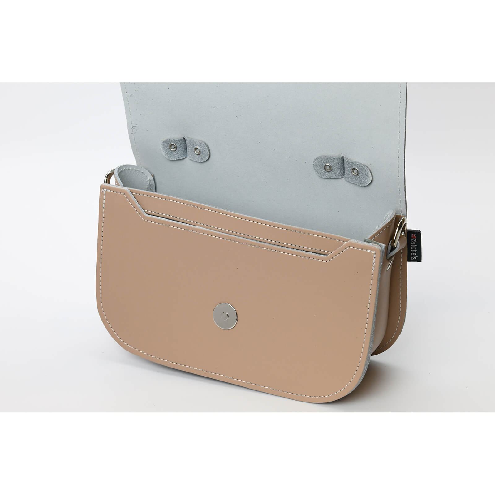 Aura Handmade Leather Bag in Iced Coffee