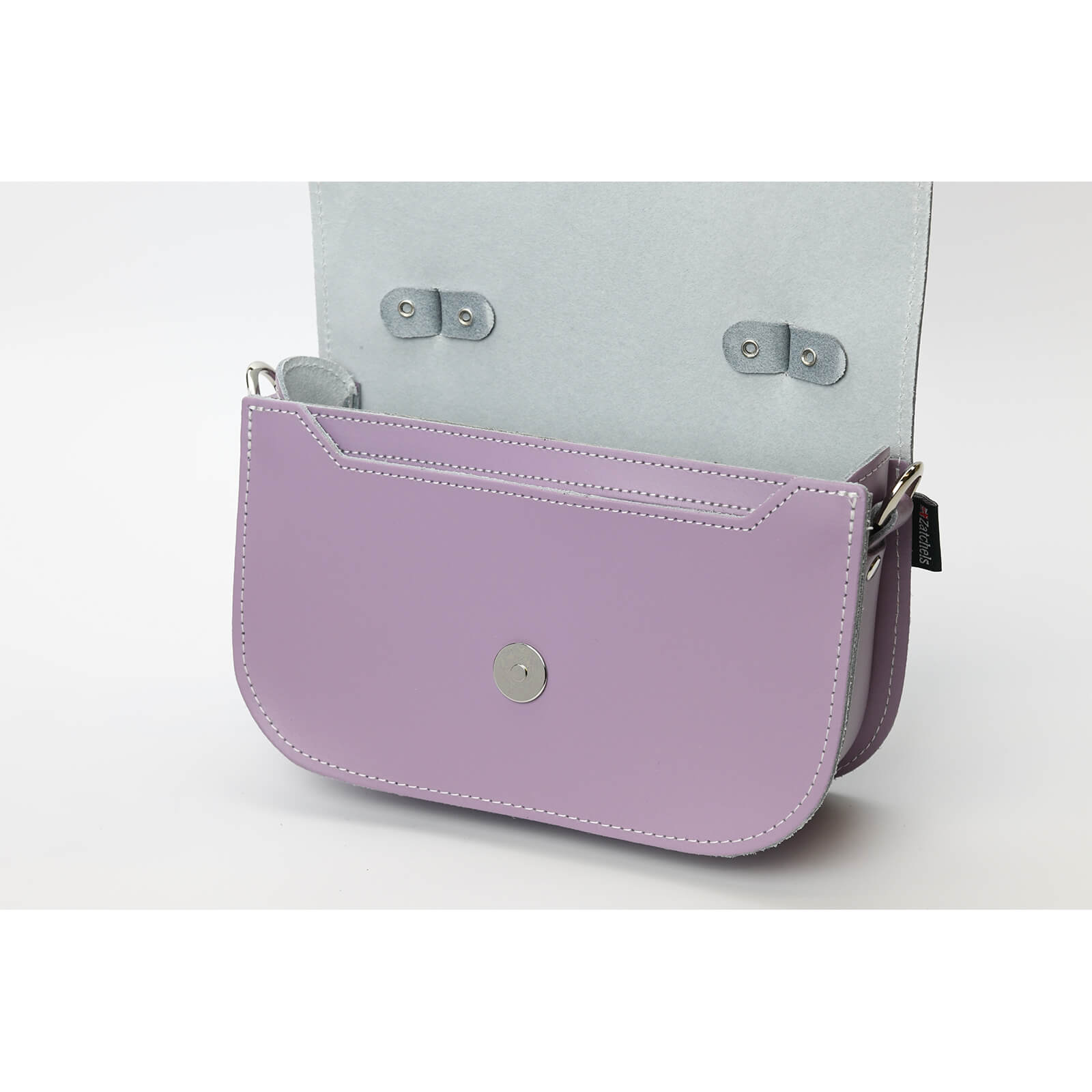 Aura Handmade Leather Bag in Pastel Violet