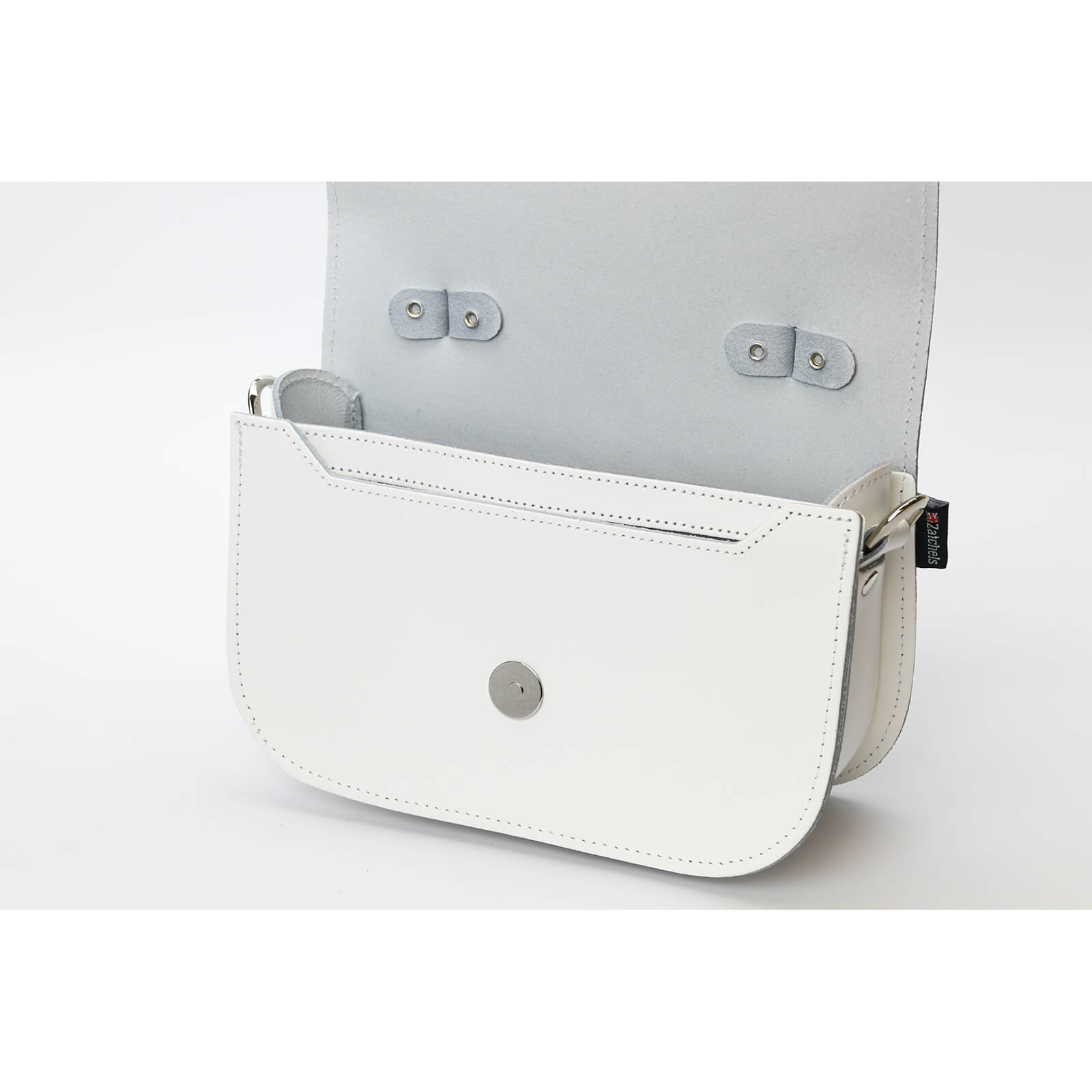 Aura Handmade Leather Bag in White