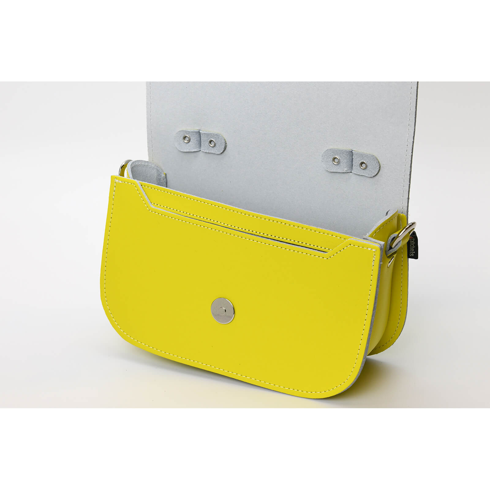 Handmade Leather Bag in Daffodil Yellow