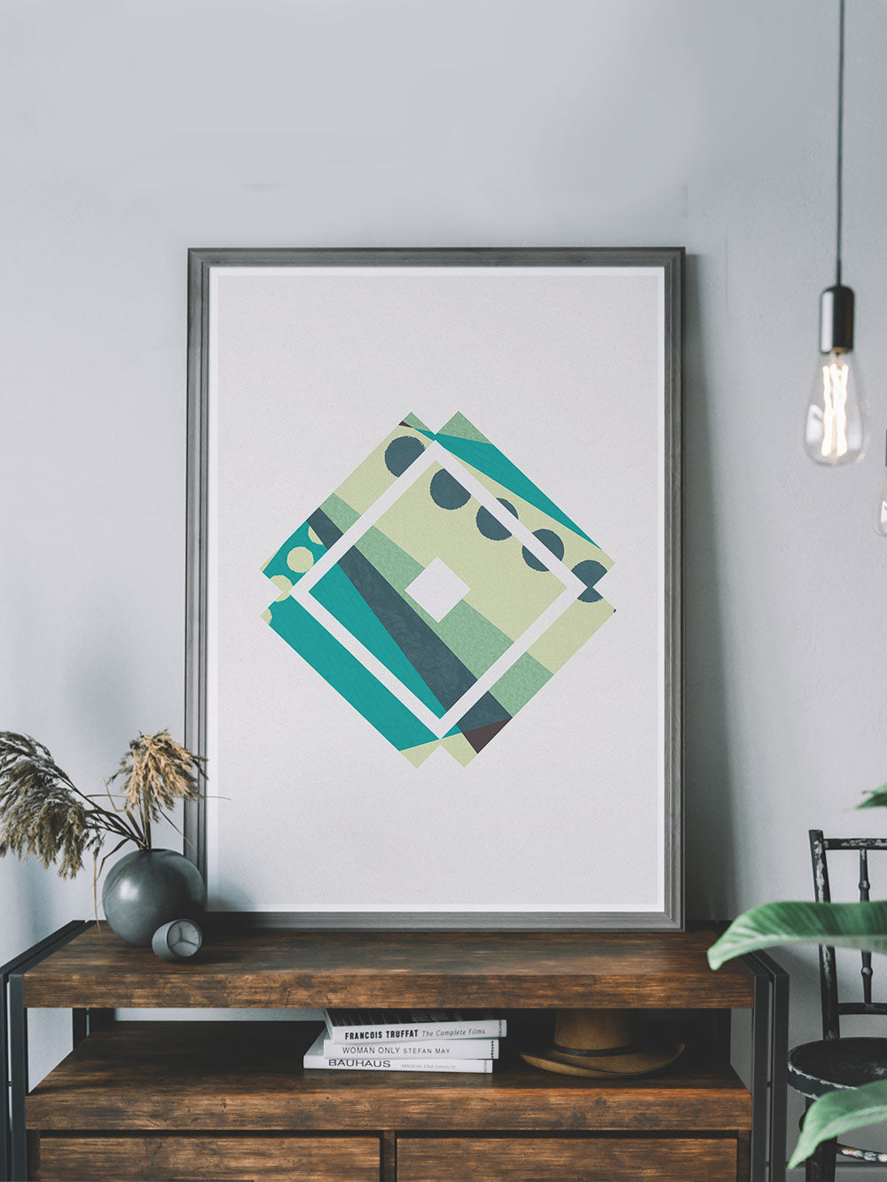 Geometric Poster Print Wall Art