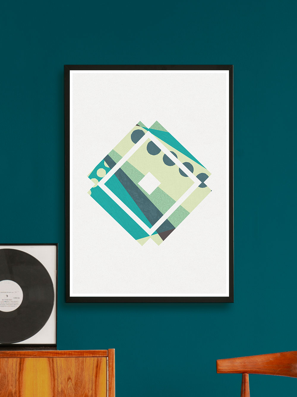 Geometric Poster Print Wall Art