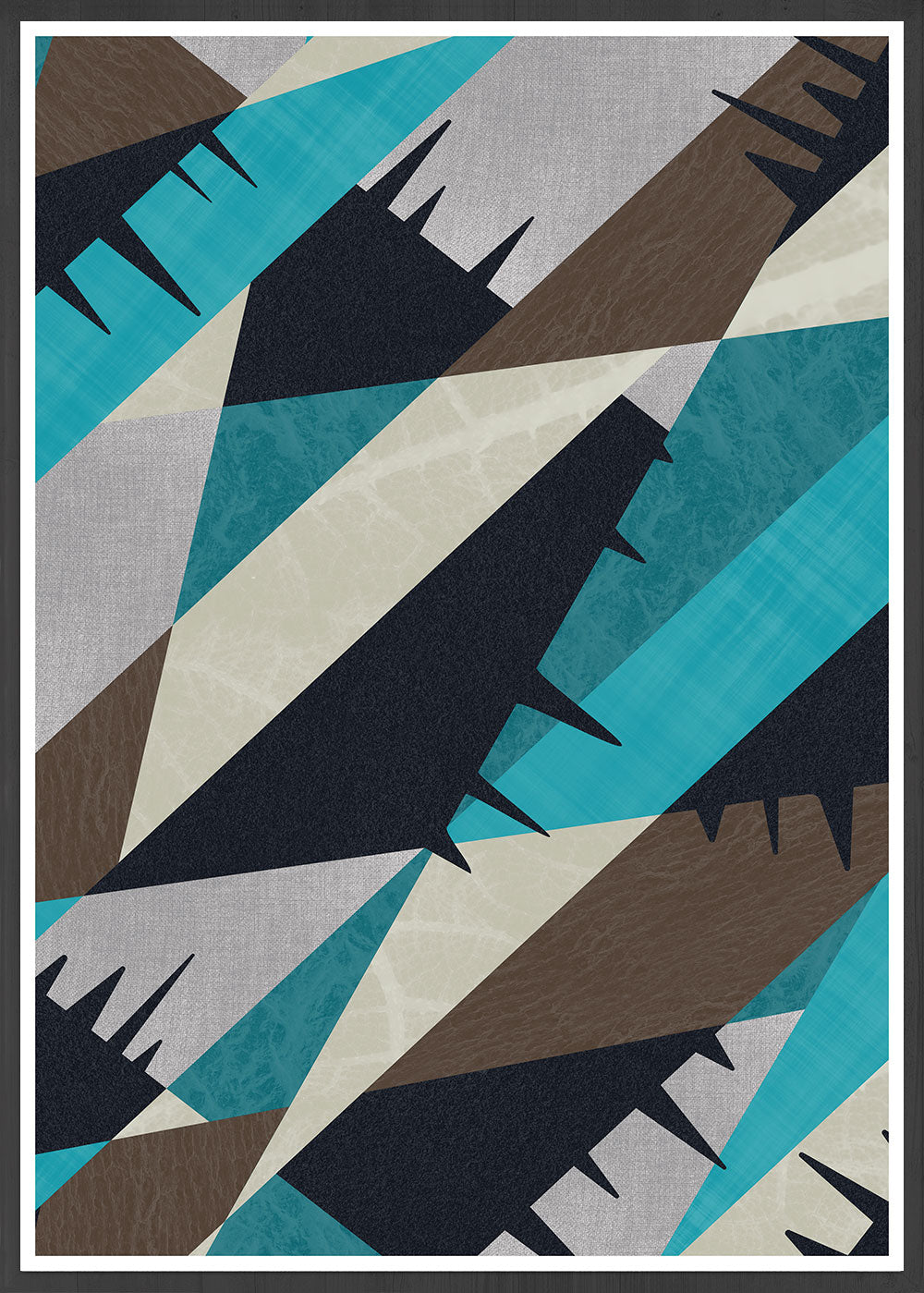 Invert Geometric Abstract Art Print